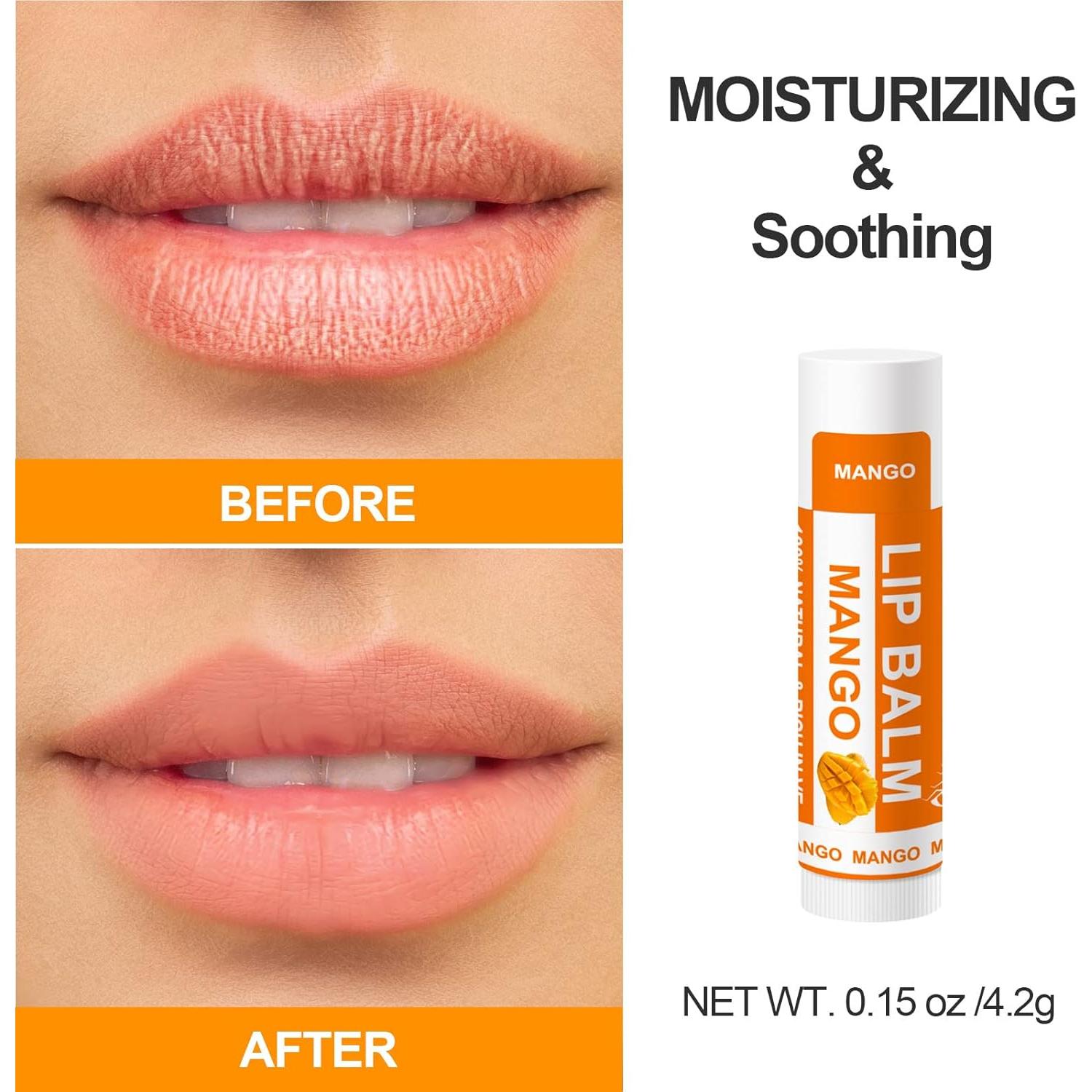 Bálsamo Labial Natural Yopela 14 Sabores con Vitamina E