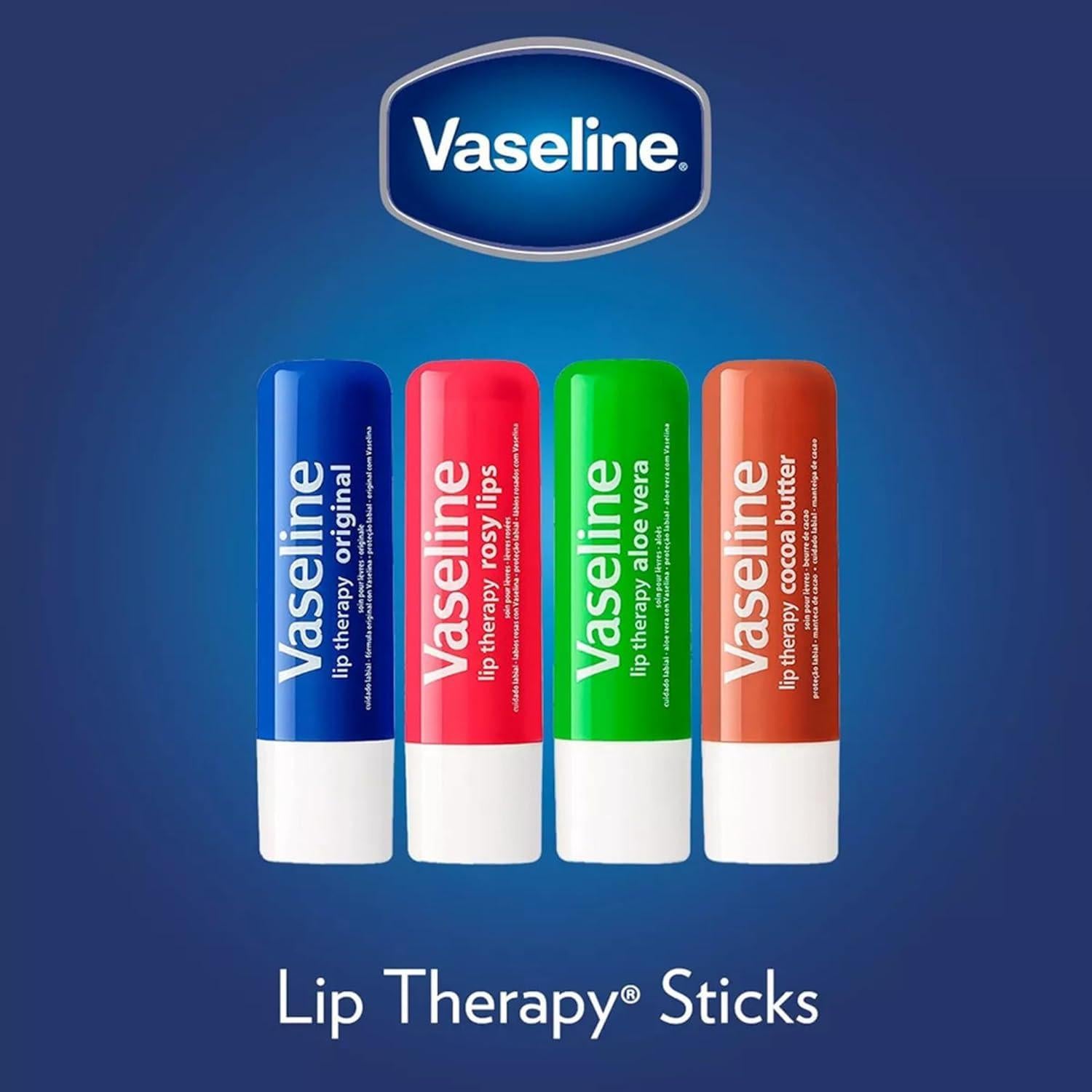 Bálsamo Labial Hidratante Vaseline Lip Therapy 8-Pack 4.5g