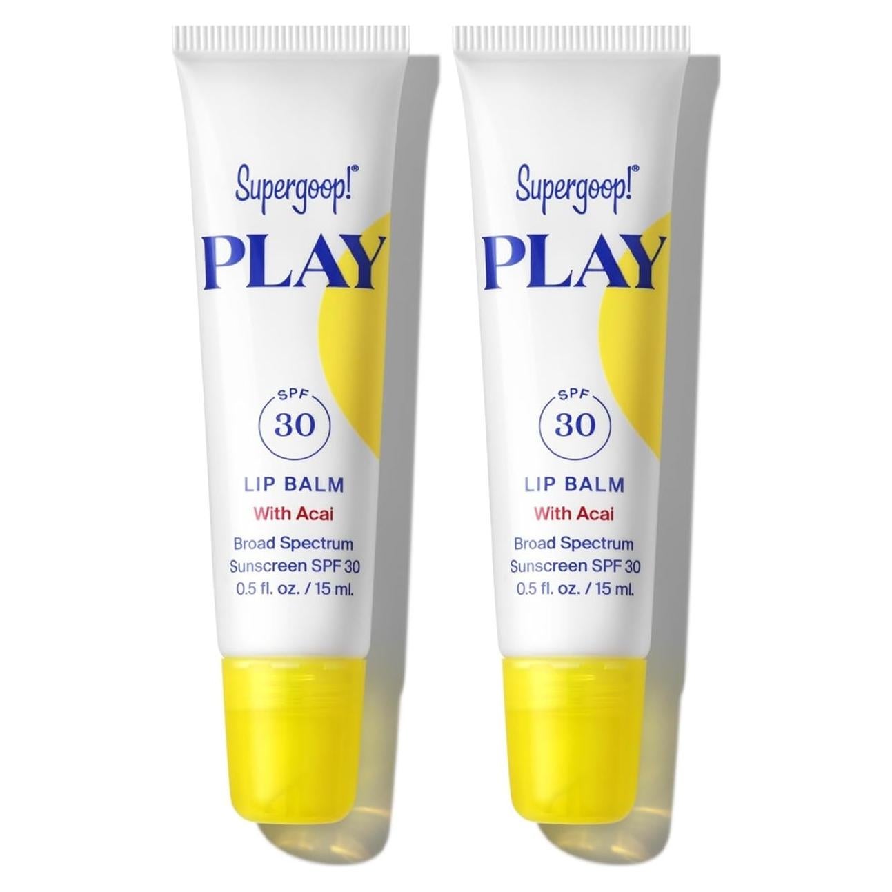 Balsamo Labial Supergoop! PLAY Acai - 2 Unidades SPF 30