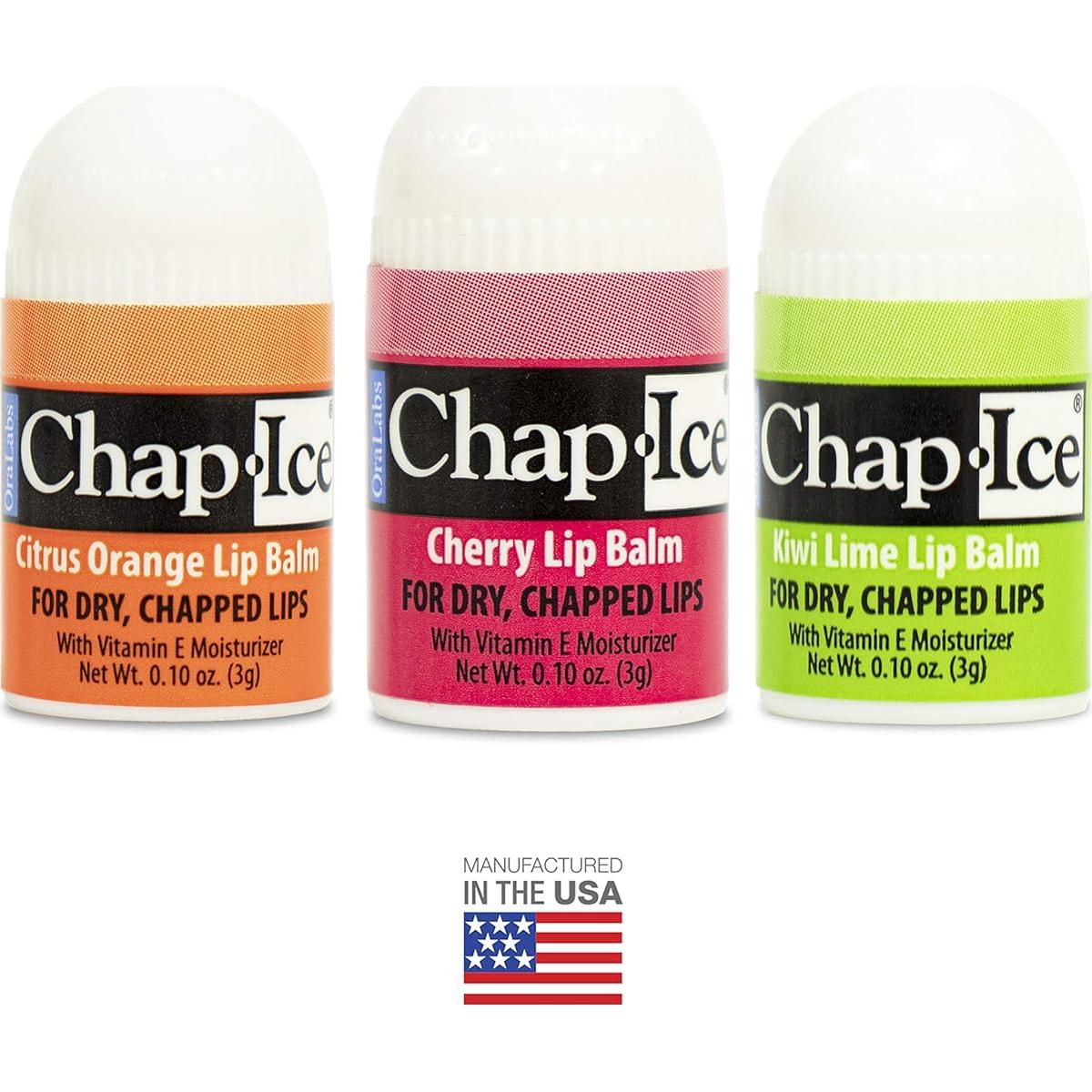 Bálsamo Labial Chap-Ice Mini 50 Barritas Sabores Variados