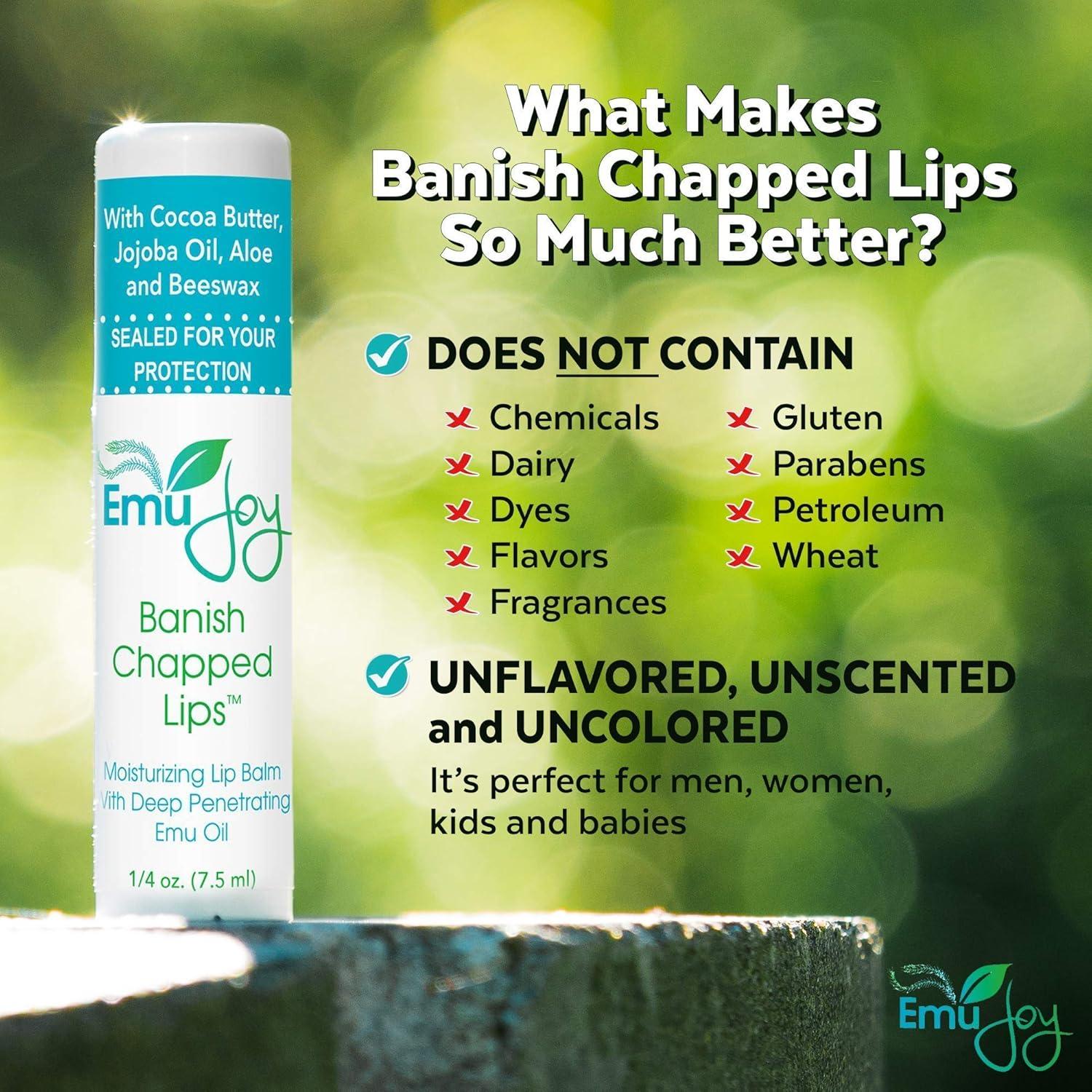 Bálsamo Labial Natural Emu Joy 7g Hidratante Sin Sabor