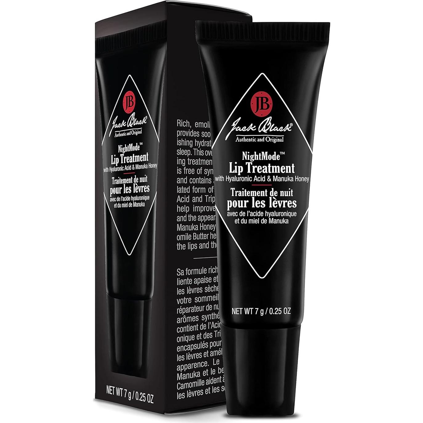 Tratamiento Labial Nocturno Jack Black con Ácido Hialurónico