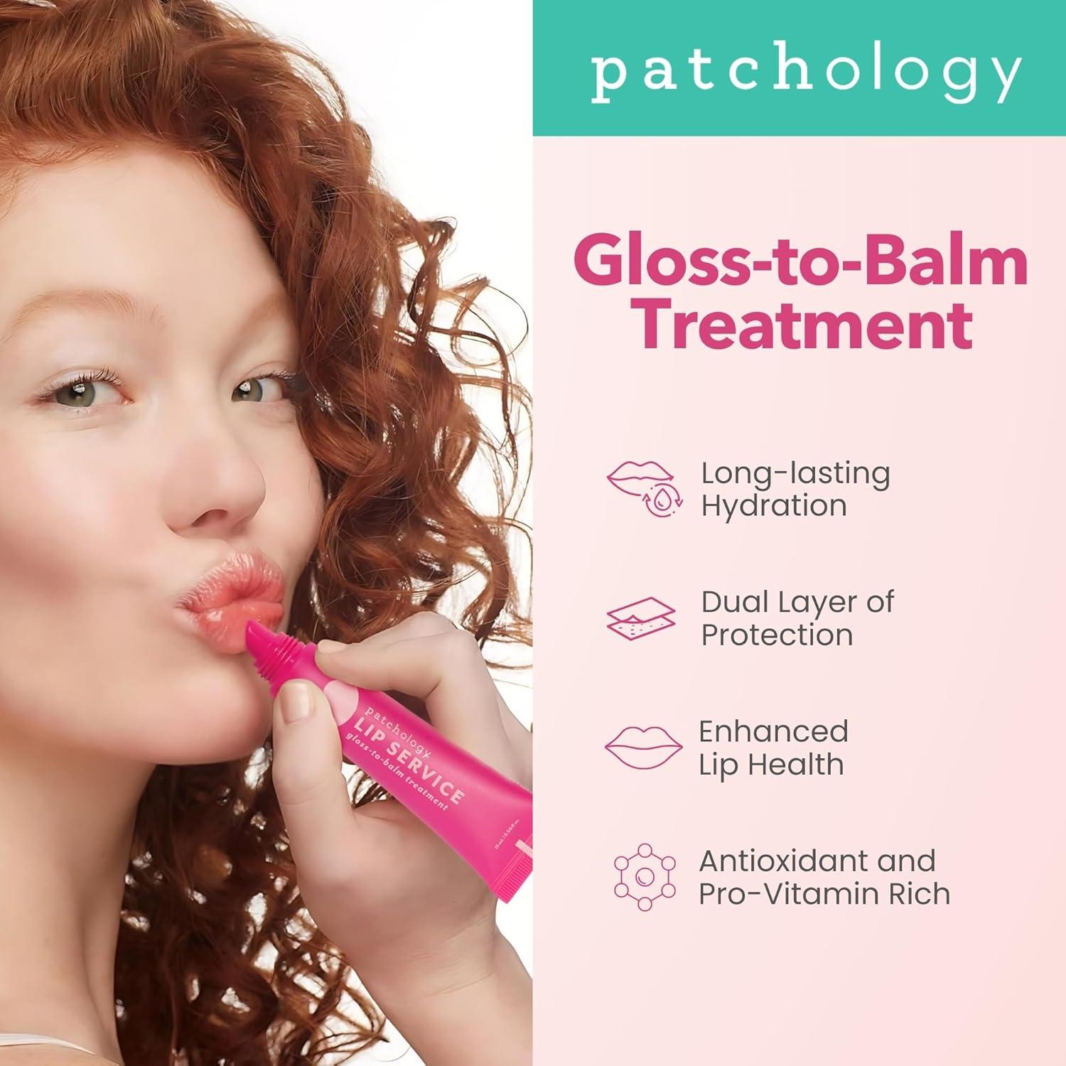 Gloss de Labios Hidratante Patchology 15ml - Brillo Claro con Aloe y Miel