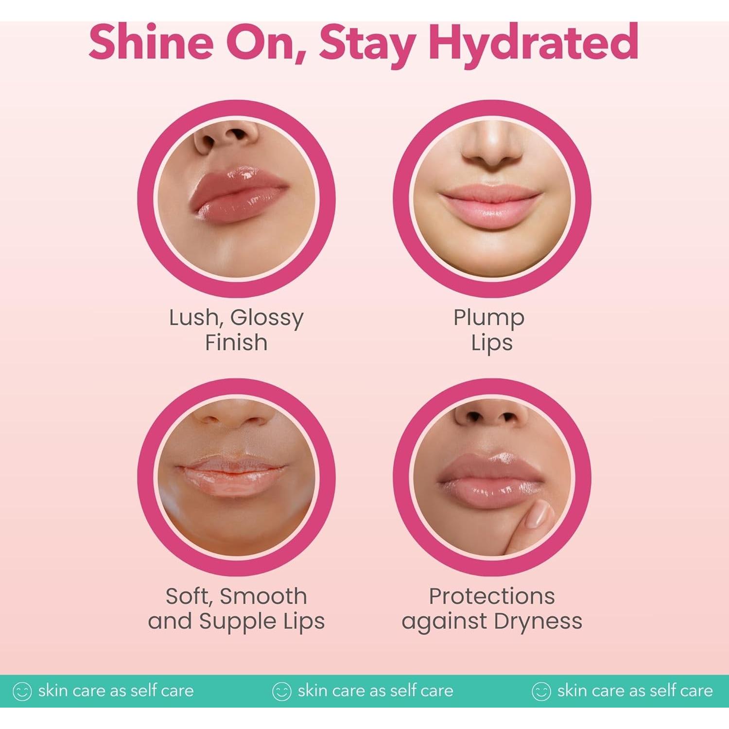 Gloss de Labios Hidratante Patchology 15ml - Brillo Claro con Aloe y Miel