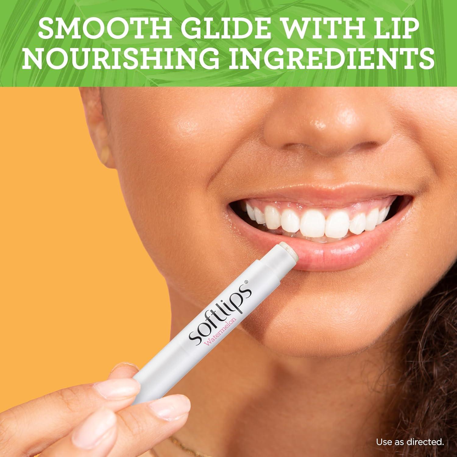 Bálsamos Labiales Softlips Pack de 3 - Sandía, Coco y Durazno