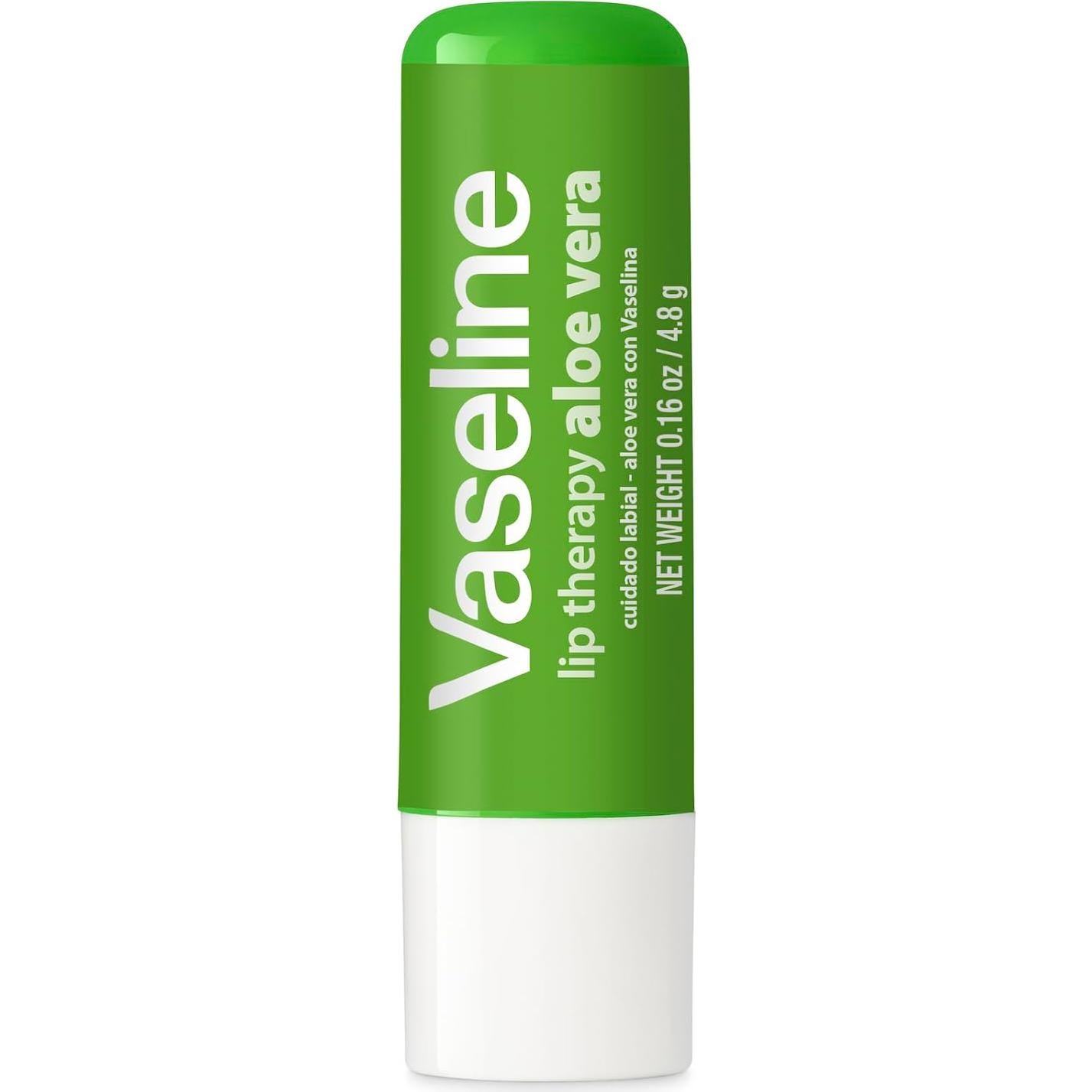 Bálsamo Labial Vaseline Aloe Vera - Caja 12 Unidades