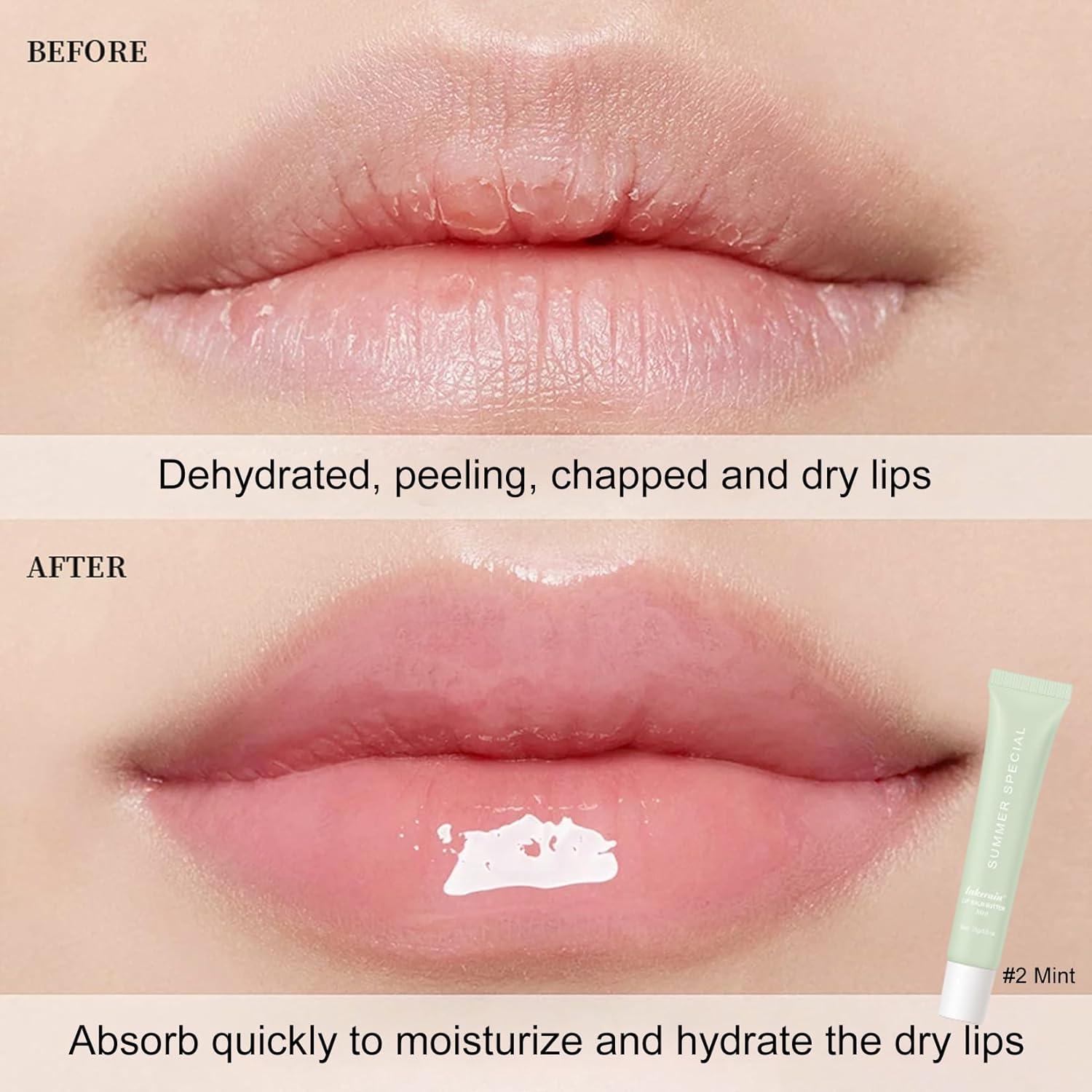 Juego de 4 Balsamos Labiales Hidratantes AZHAIBUQI 30g