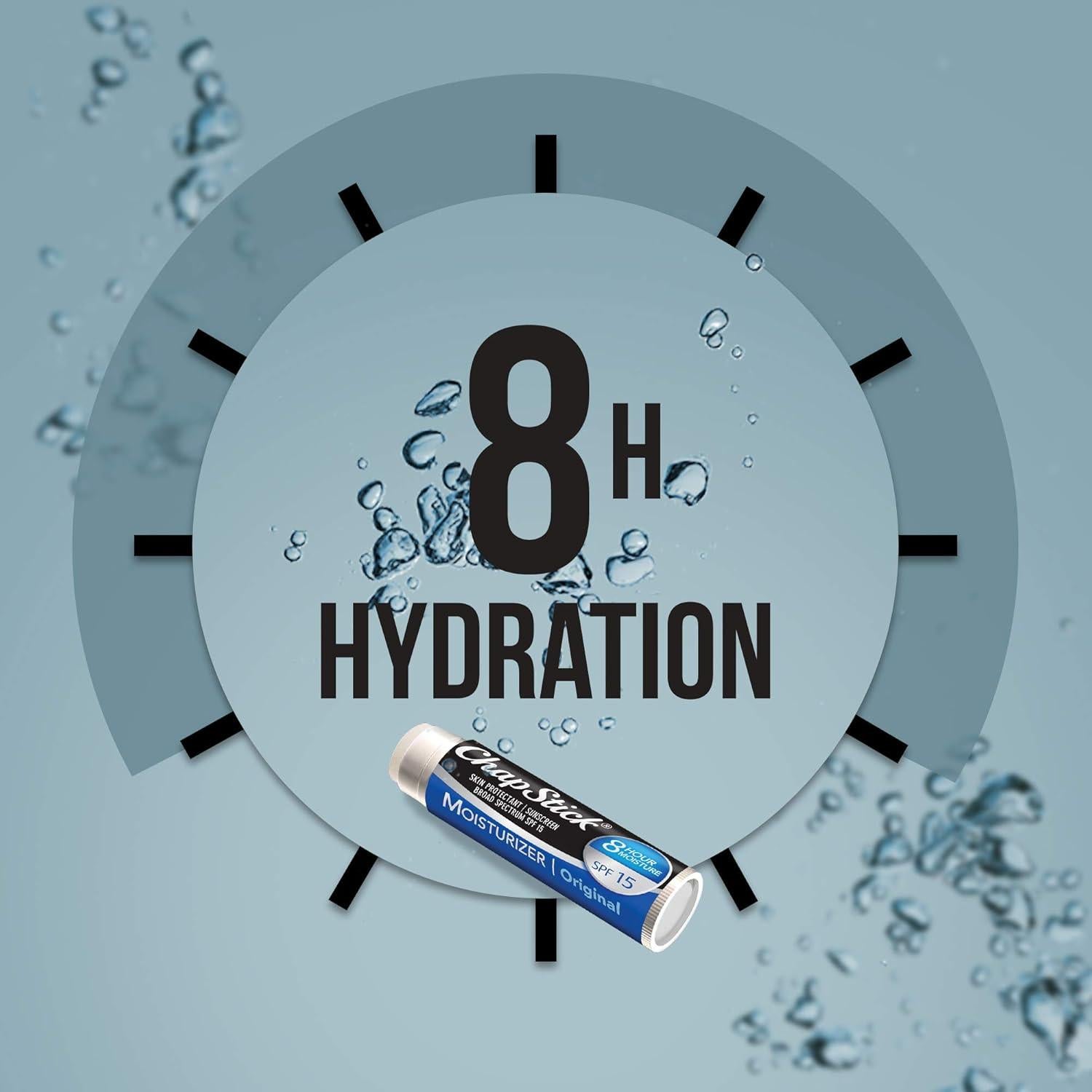 Bálsamo Labial Hidratante ChapStick 2-en-1 SPF 15 - 5 Pack