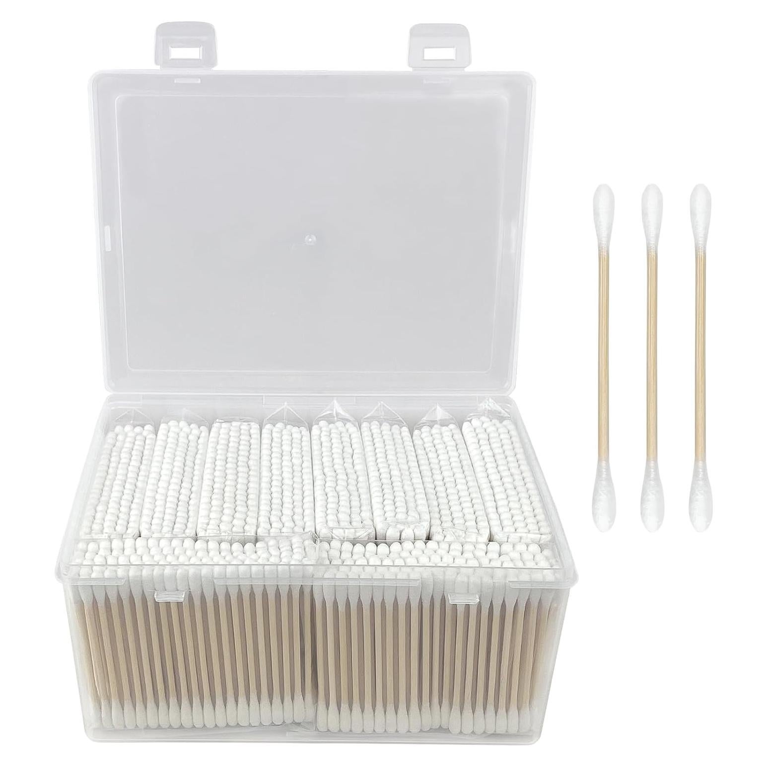 Hisopos de Algodón Ecológicos Egaageoi - 1000 Unidades Doble Punta