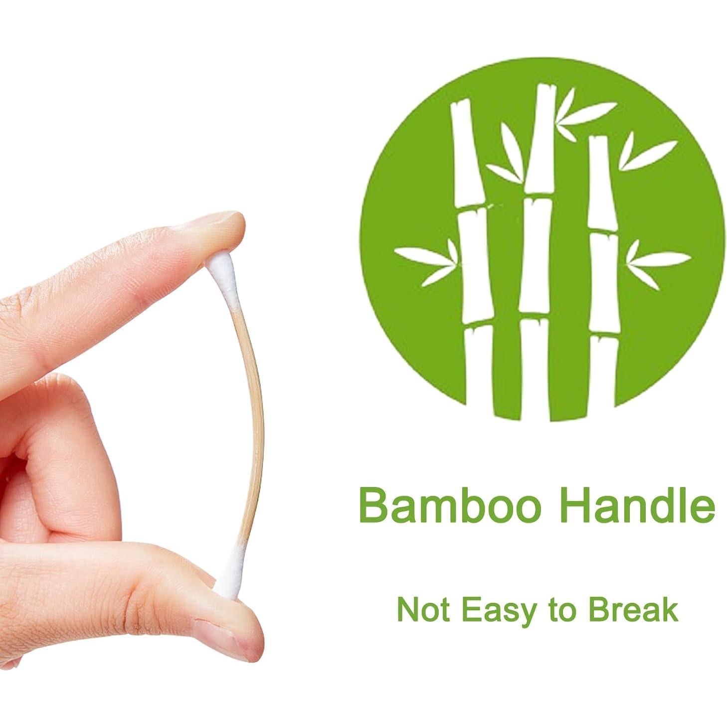 Hisopos de Algodón Ecológicos Egaageoi - 1000 Unidades Doble Punta