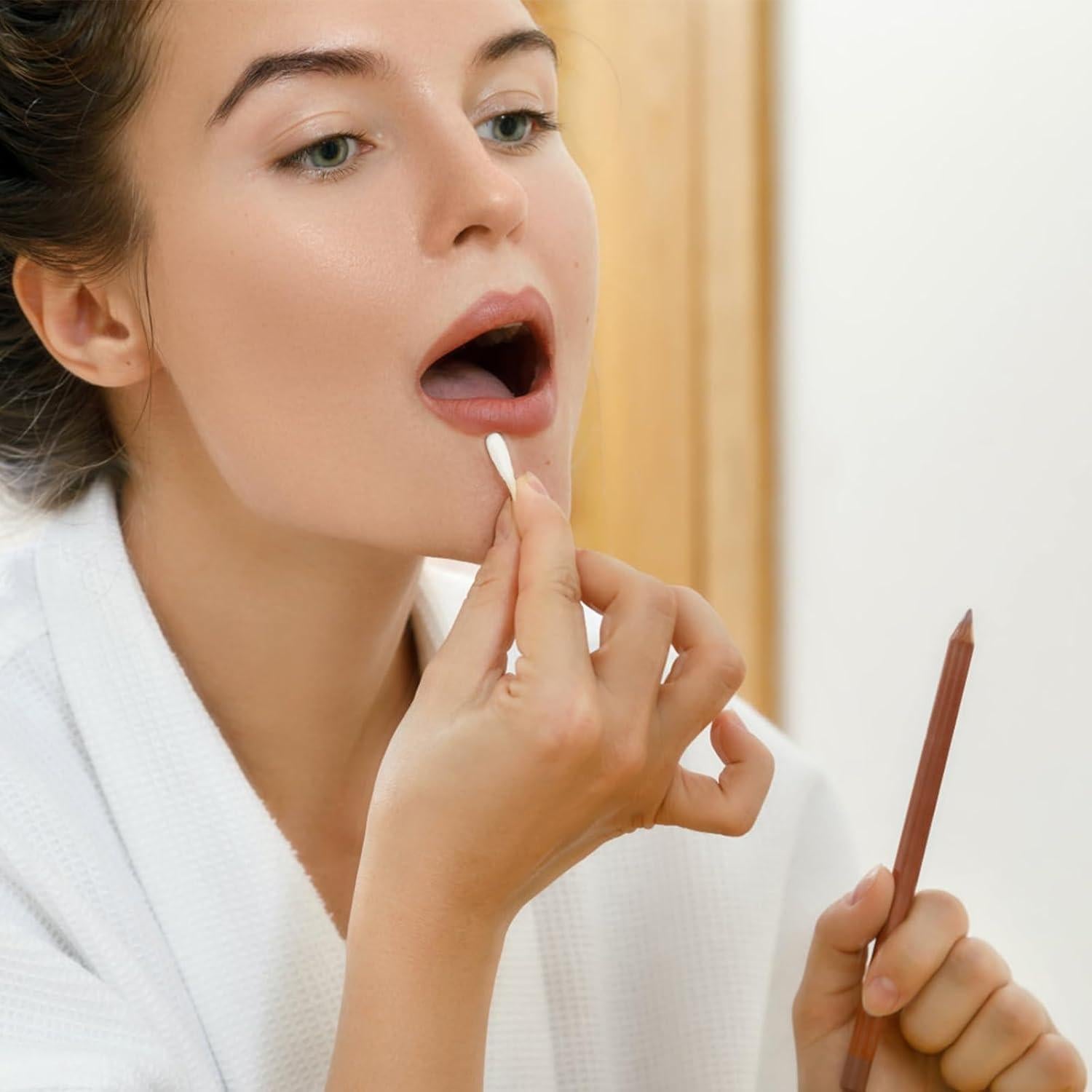 Hisopos de Algodón Ecológicos Egaageoi - 1000 Unidades Doble Punta