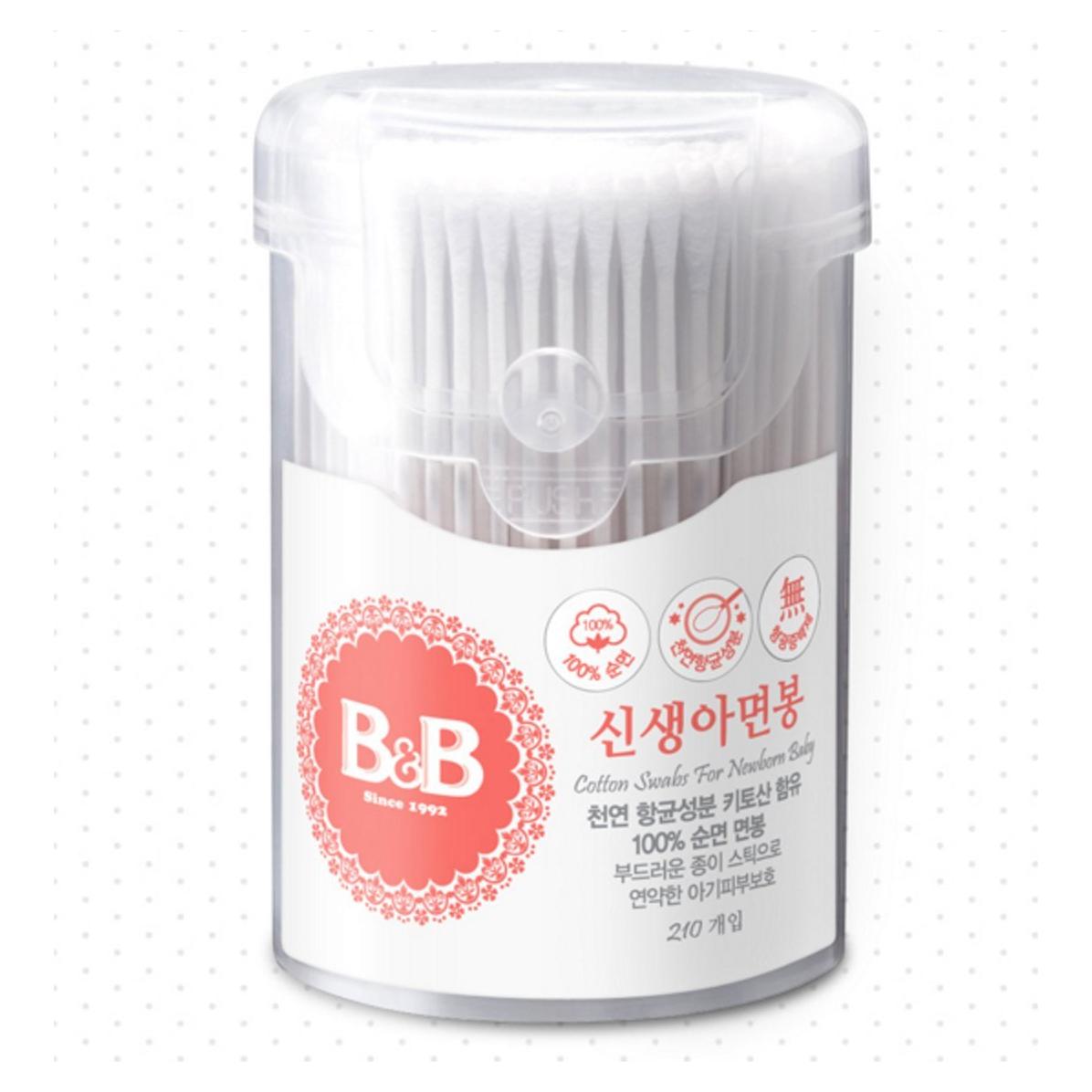 Hisopos de Algodón 210 Piezas - Palitos Doble Punta 8.64 cm