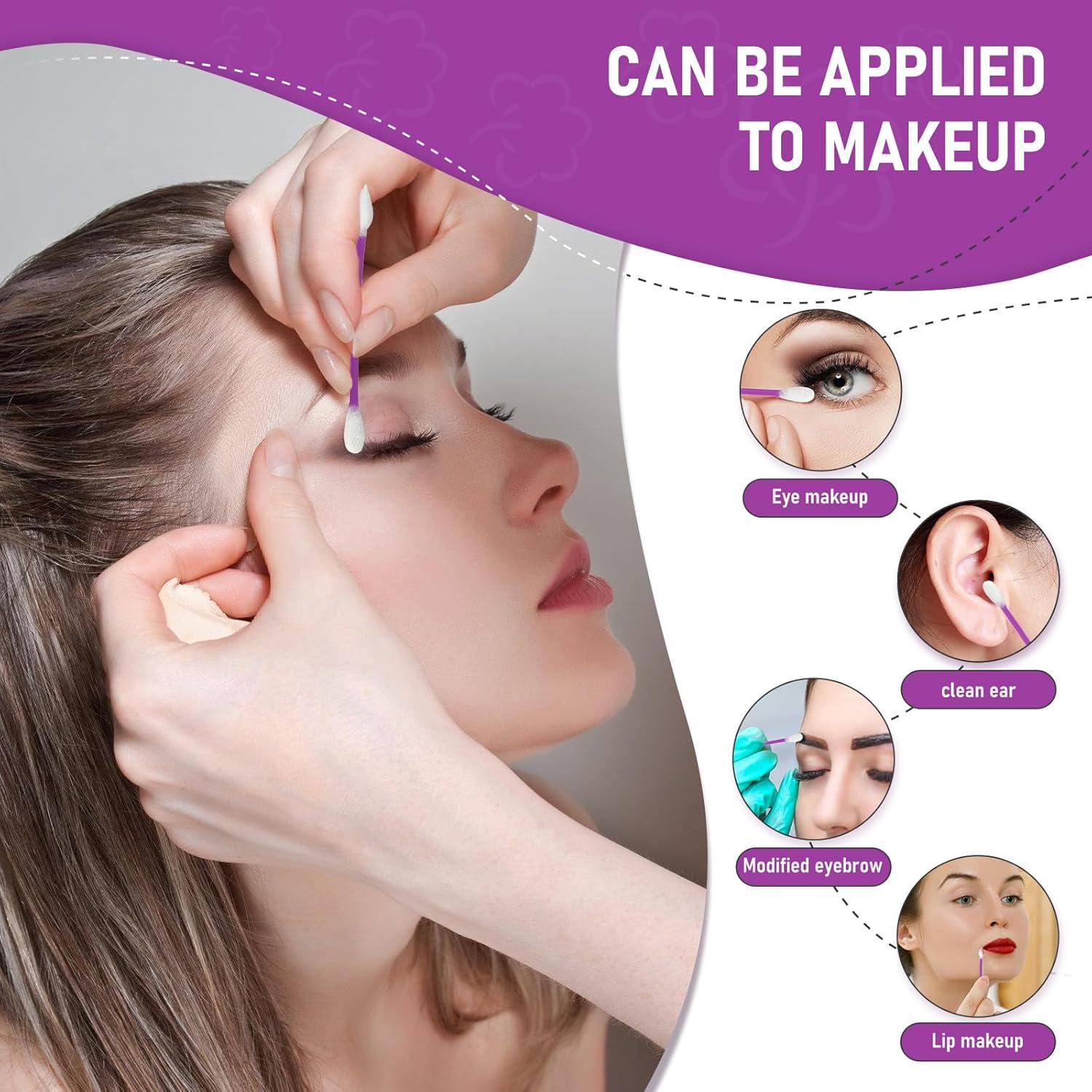 900 Bastoncillos de Algodón CGR con Punta Afilada y Aplanada