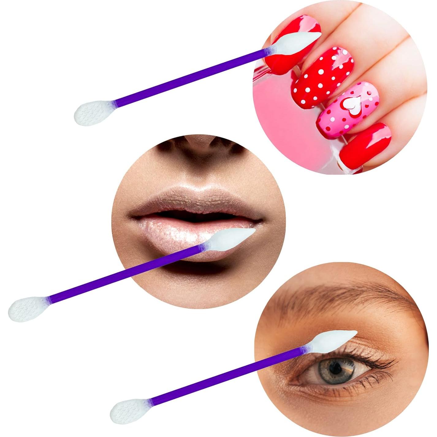 900 Bastoncillos de Algodón CGR con Punta Afilada y Aplanada