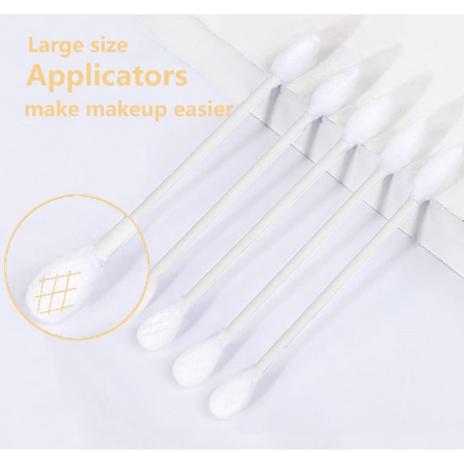 Bastoncillos de Algodón XL 375pcs - Aplicadores de Maquillaje