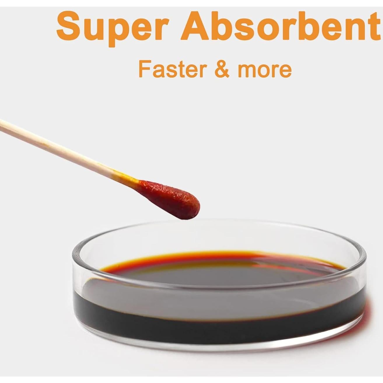 Bastones de Algodón de Bambú 1000 ct Doble Punta Biodegradables