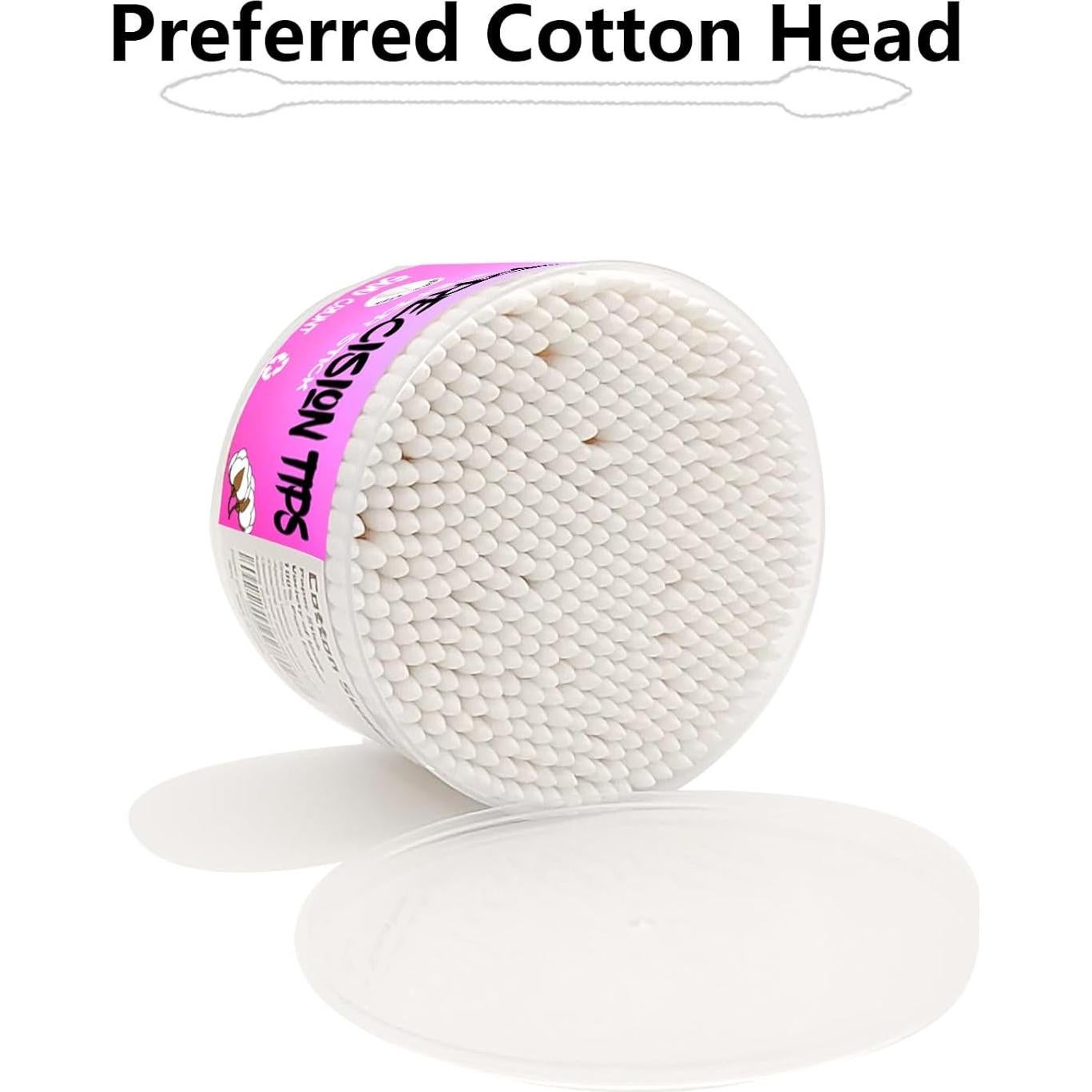 Hisopos de Algodón Doble Punta SUIZWMOU 500 Unidades