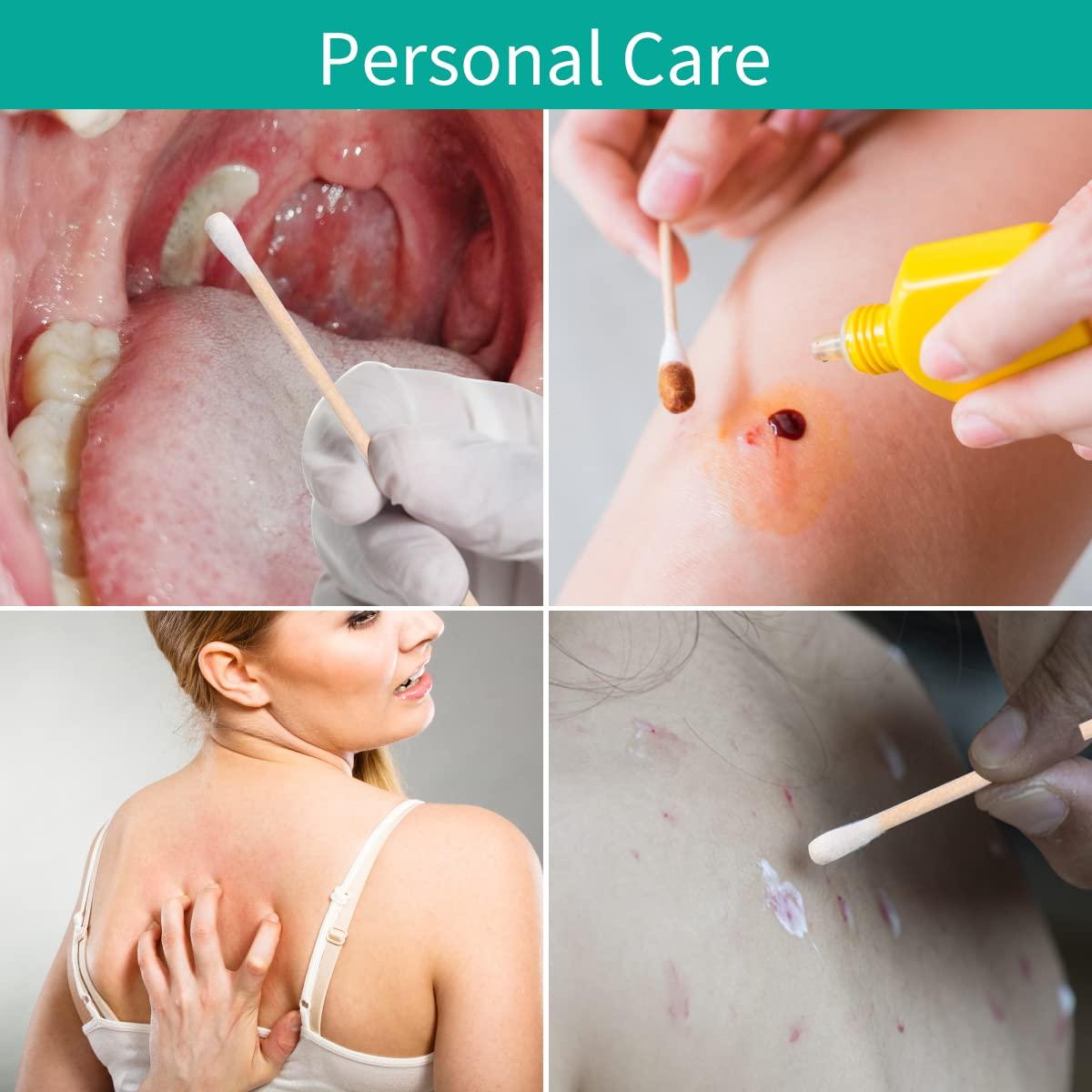 Bastones de Algodón Extra Largos 15.24 cm EYXFORMULA - 600 PCS