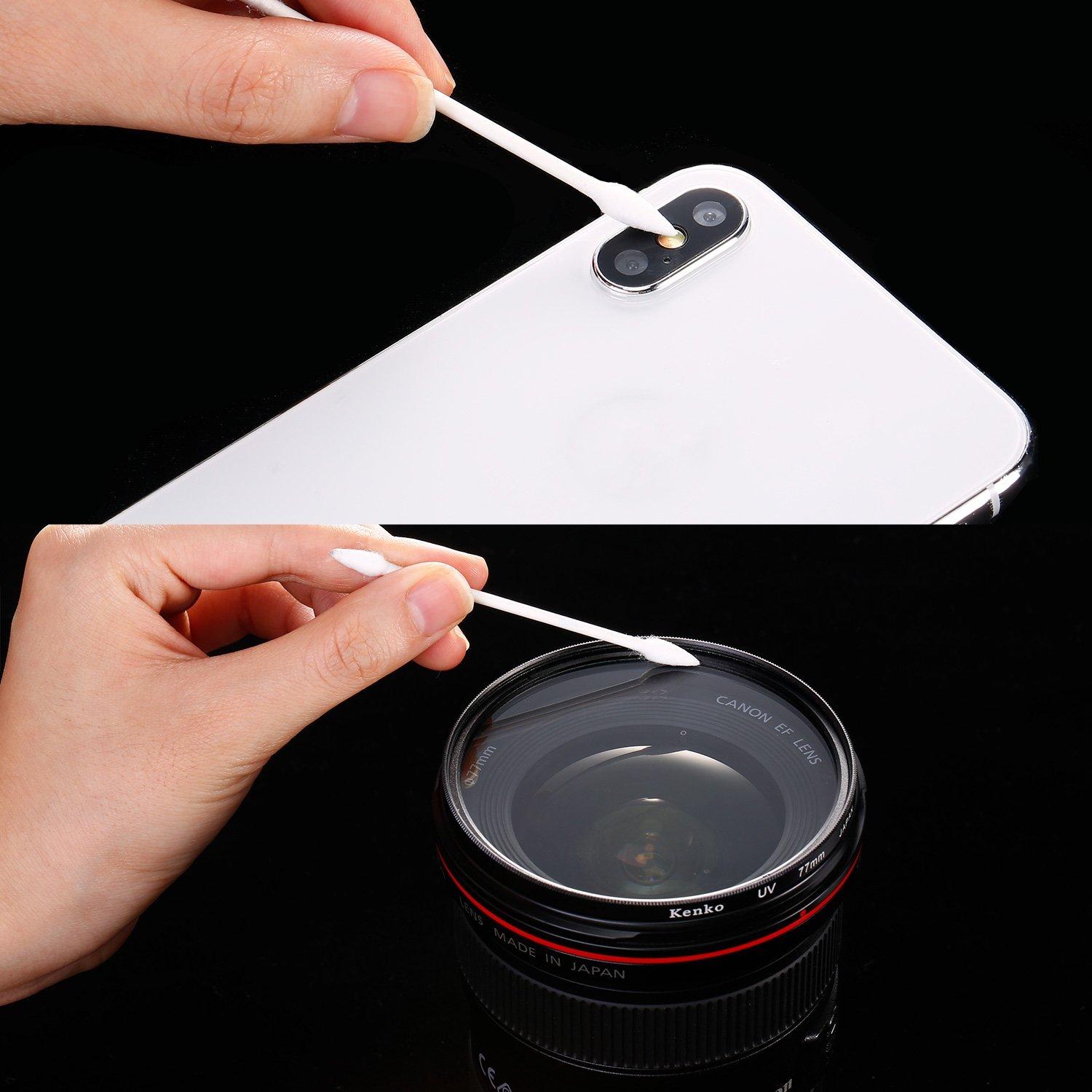 Bastones de Algodón Doble Punta Pangda 400 Piezas 7.8 cm