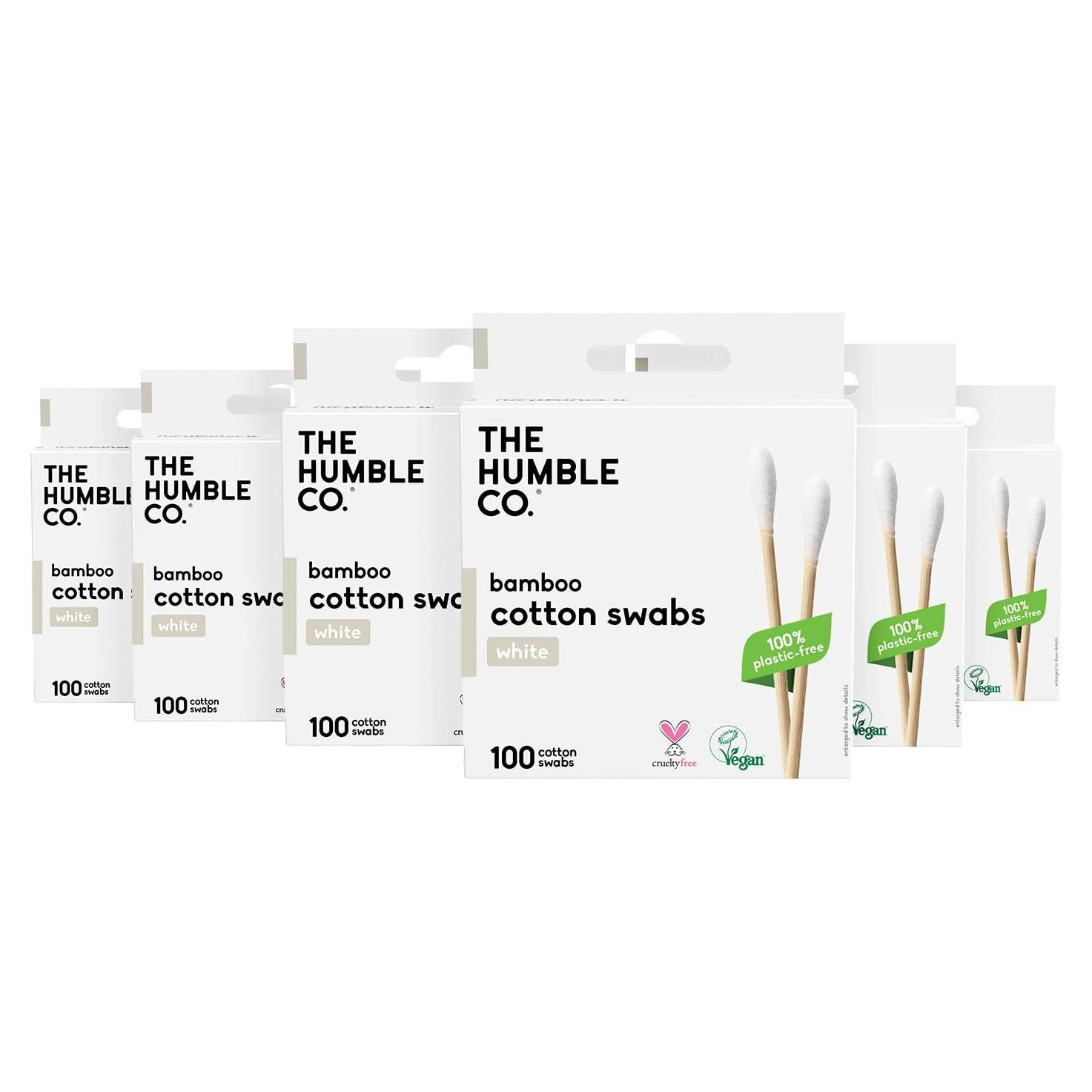 Bastoncillos de Algodón de Bambú The Humble Co. 600 Unidades
