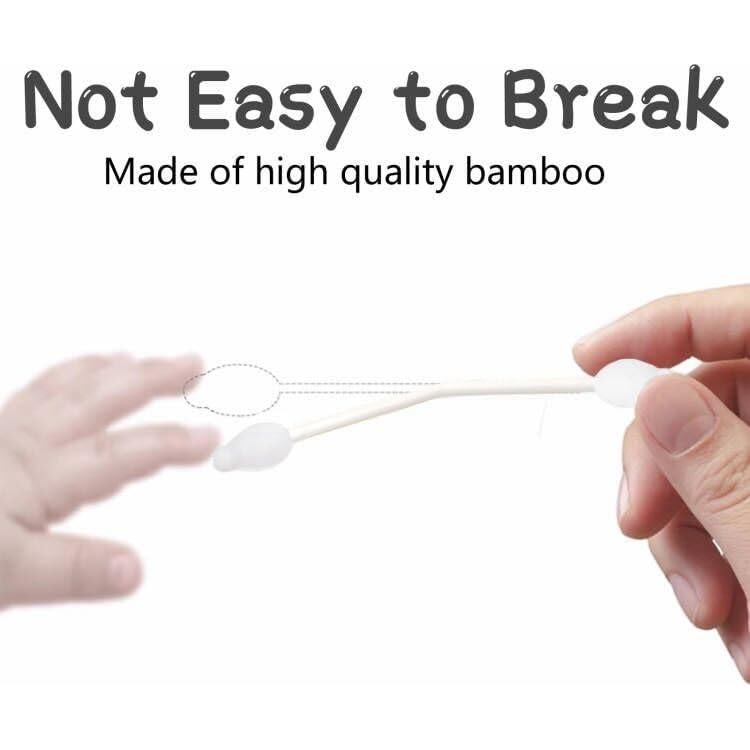 Hisopos de Algodón Biodegradables SUIZWMOU 160pcs para Bebés