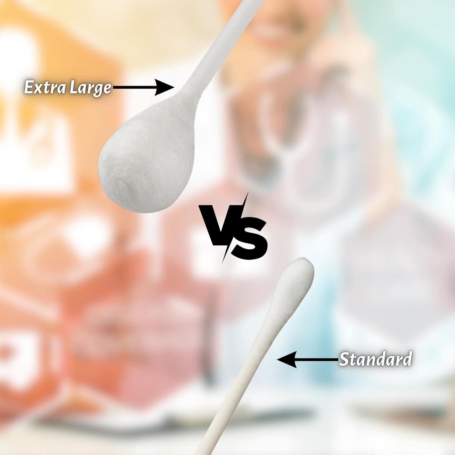 Hisopos Extra Largos Vakly 20 cm - Paquete de 100 Unidades