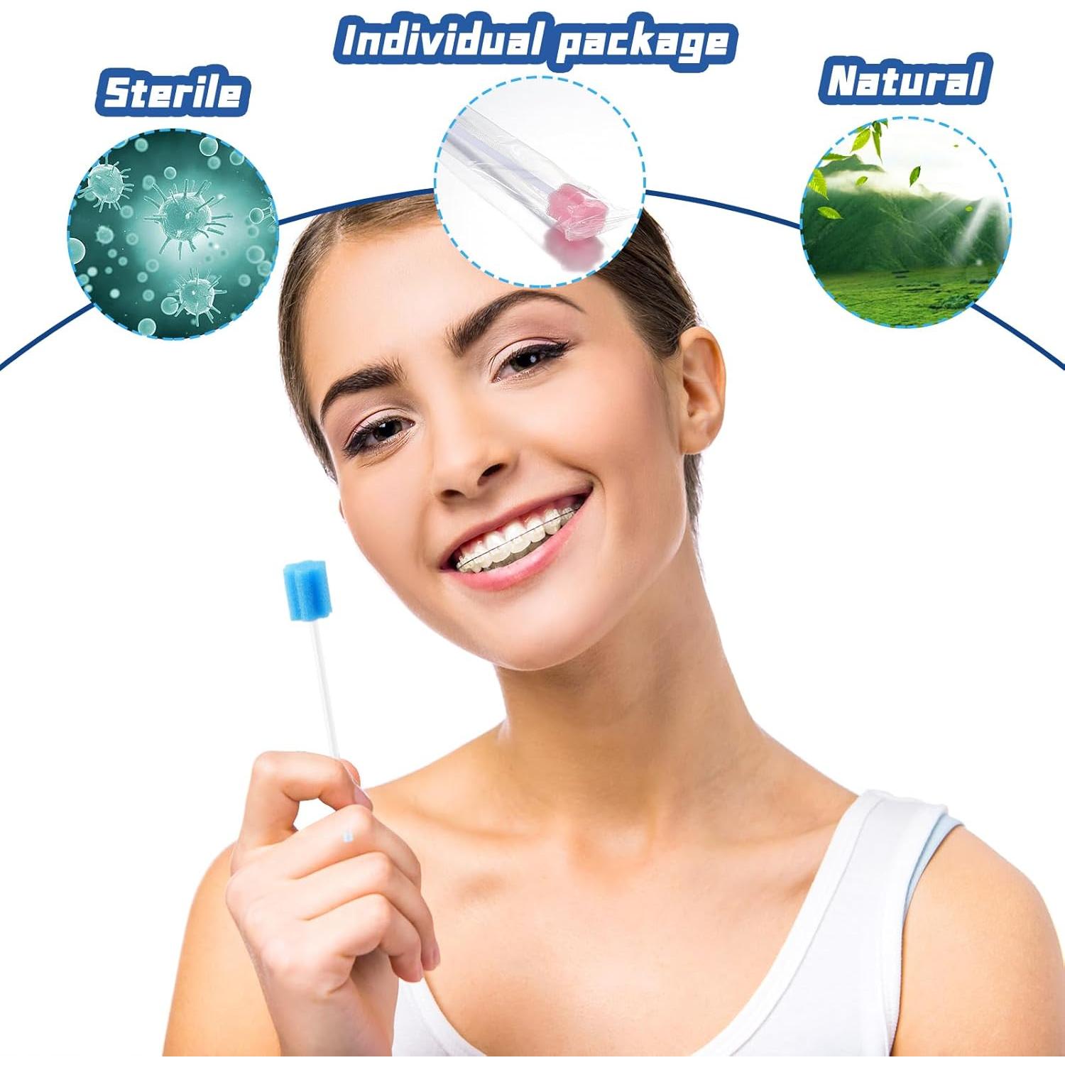 Bastoncillos Orales Desechables TrelaCo 500 Pcs Multicolor