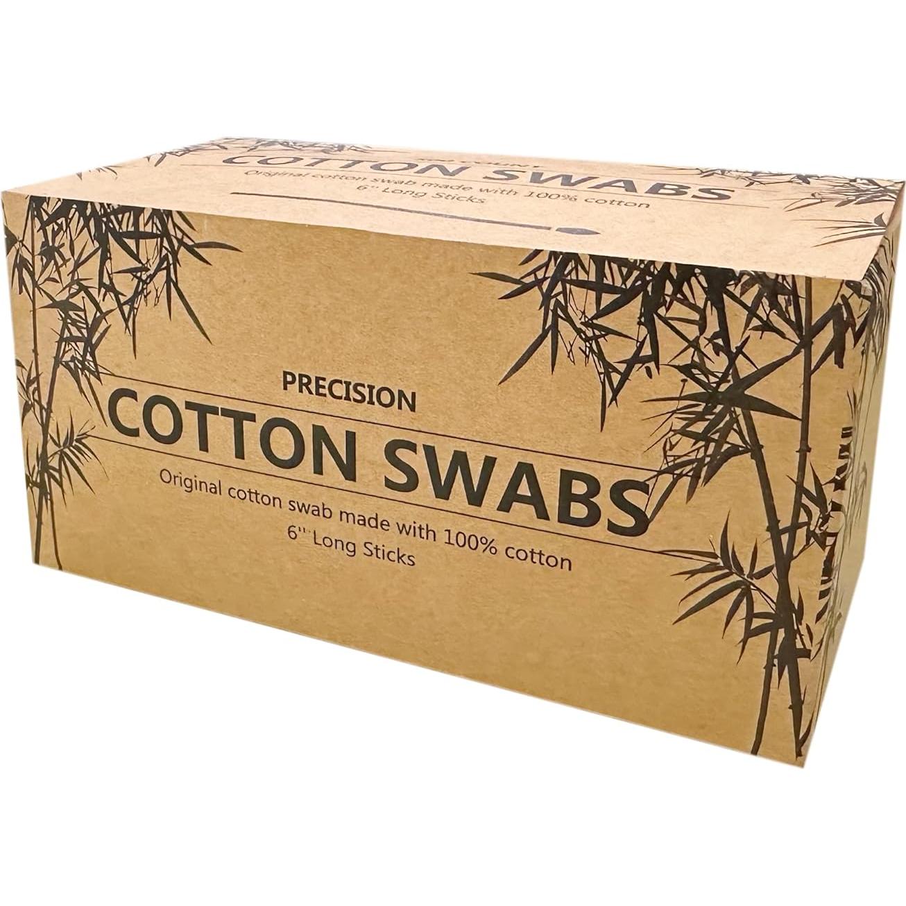 Hisopos de Algodón de Precisión 500pcs para Limpieza y Belleza
