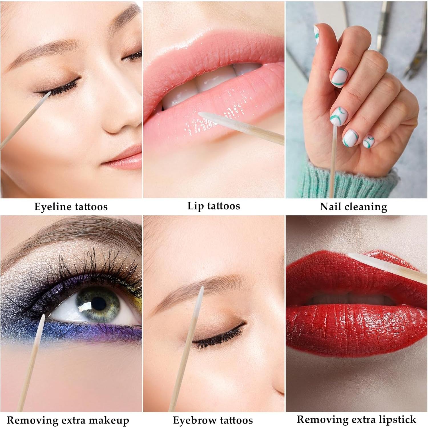 Hisopos de Algodón de Precisión BTYMS - 1200 Contenidos 10.16 cm