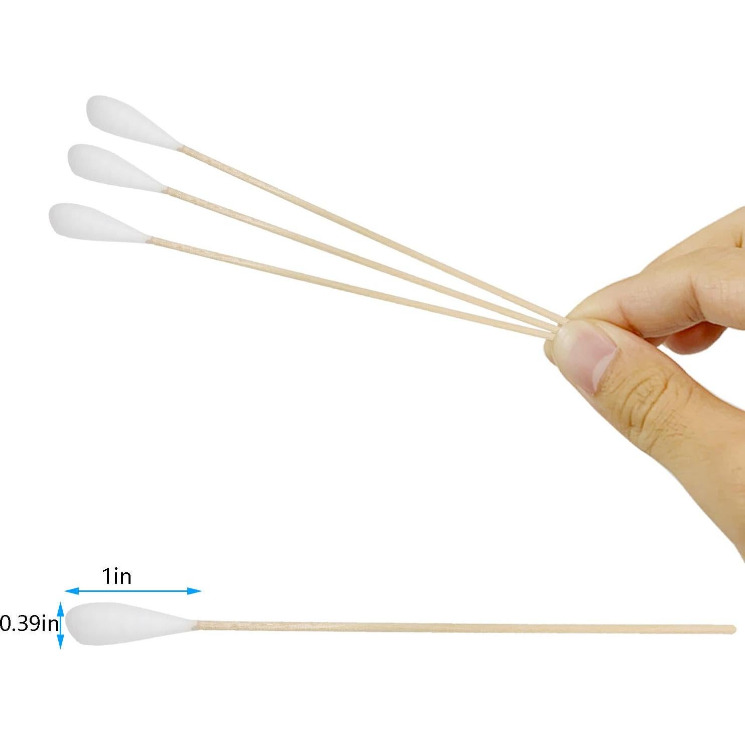 Hisopos de Algodón Grande 15.24 cm 400pcs para Mascotas