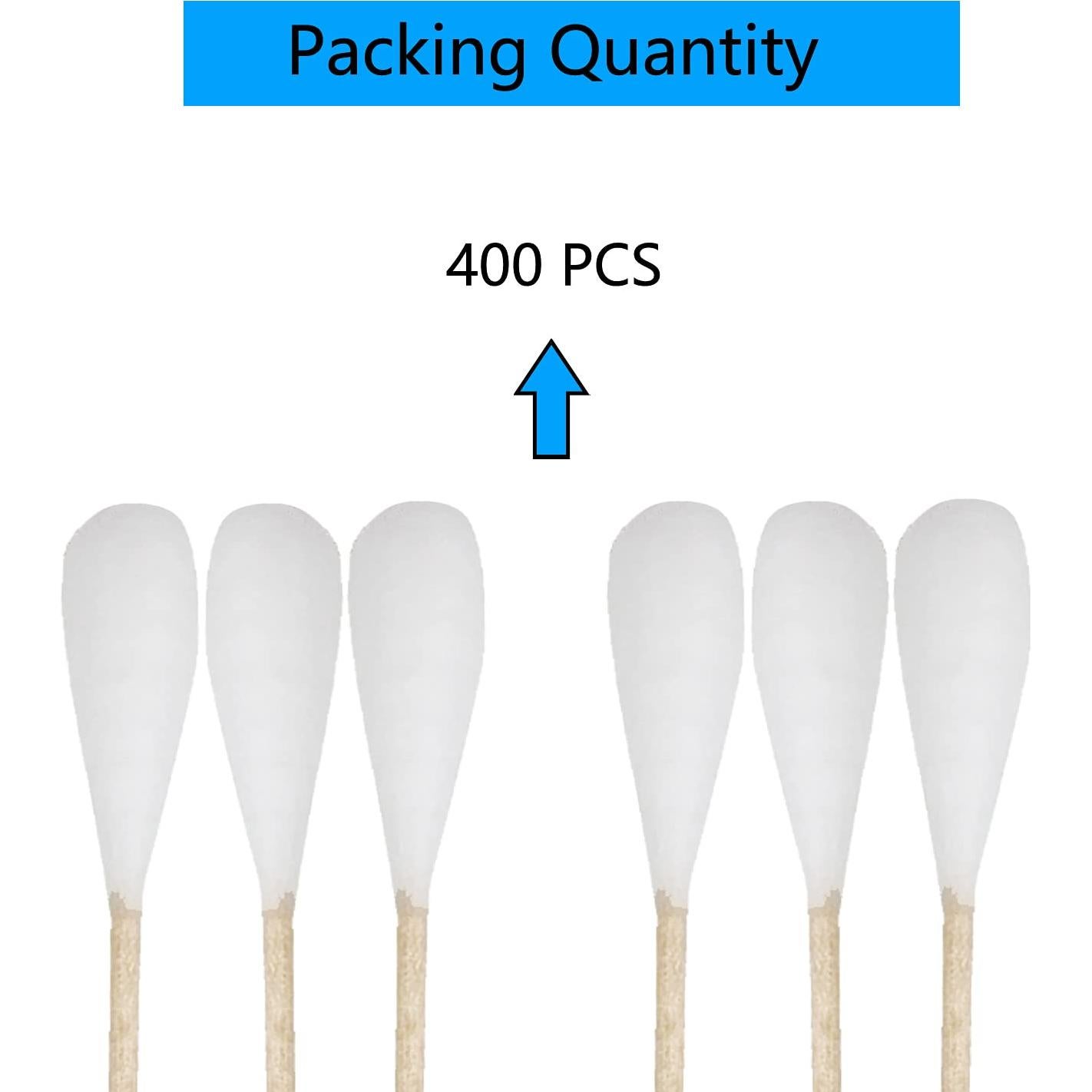 Hisopos de Algodón Grande 15.24 cm 400pcs para Mascotas