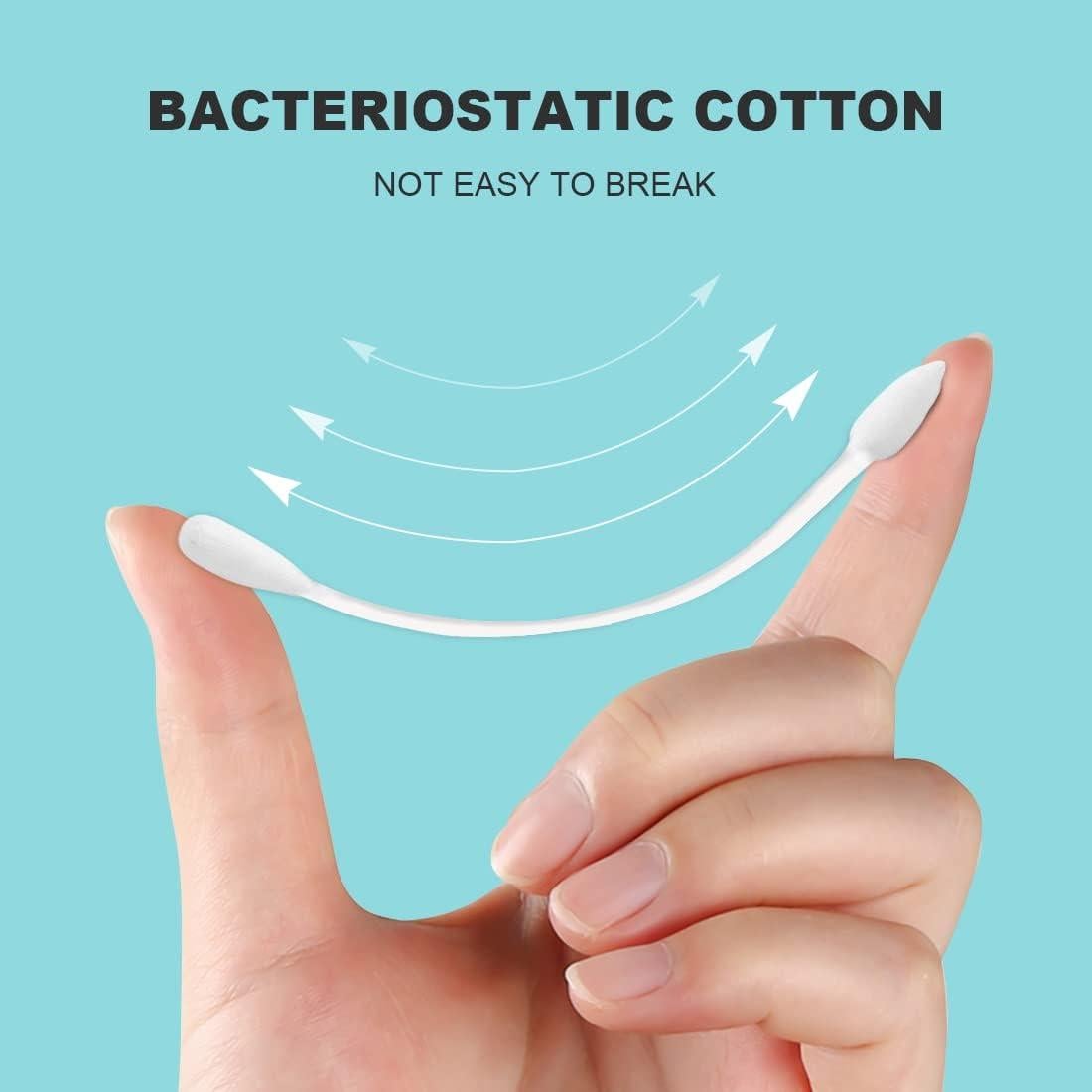 Hisopos de Algodón Doble Punta Le Miju 200 Unidades Viaje