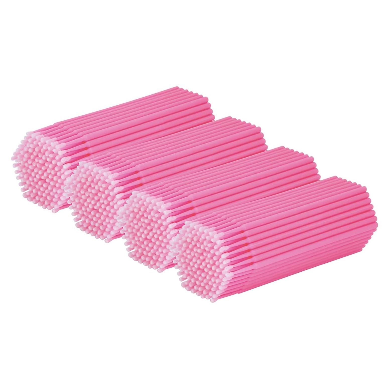 Bastones de Algodón Micro Tifanso 400 PCS Rosa para Maquillaje
