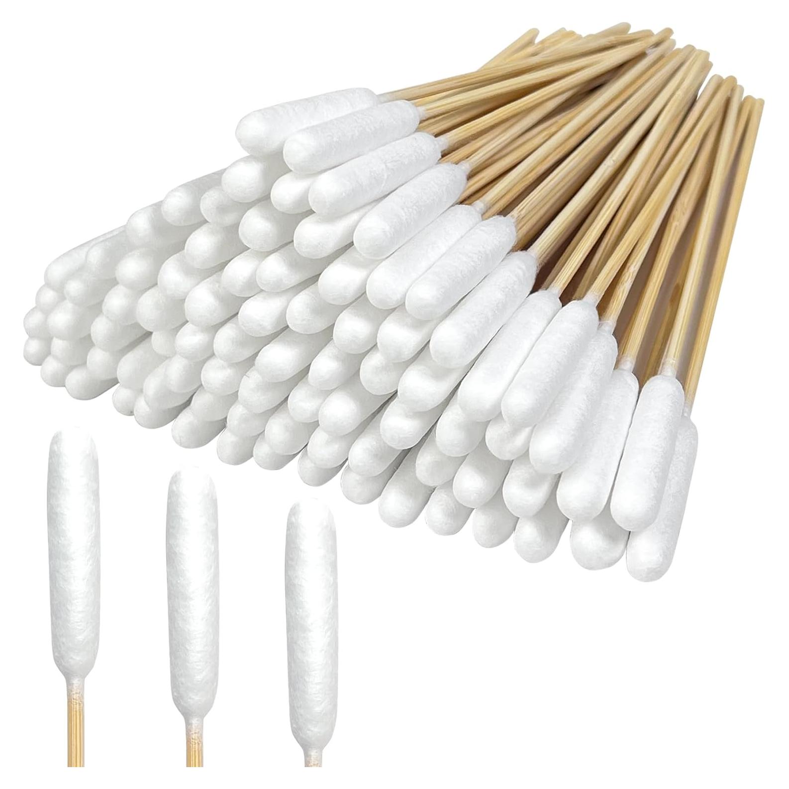 Bastones de Algodón Grandes Meanhoo 100 Pcs 15.24 cm para Mascotas