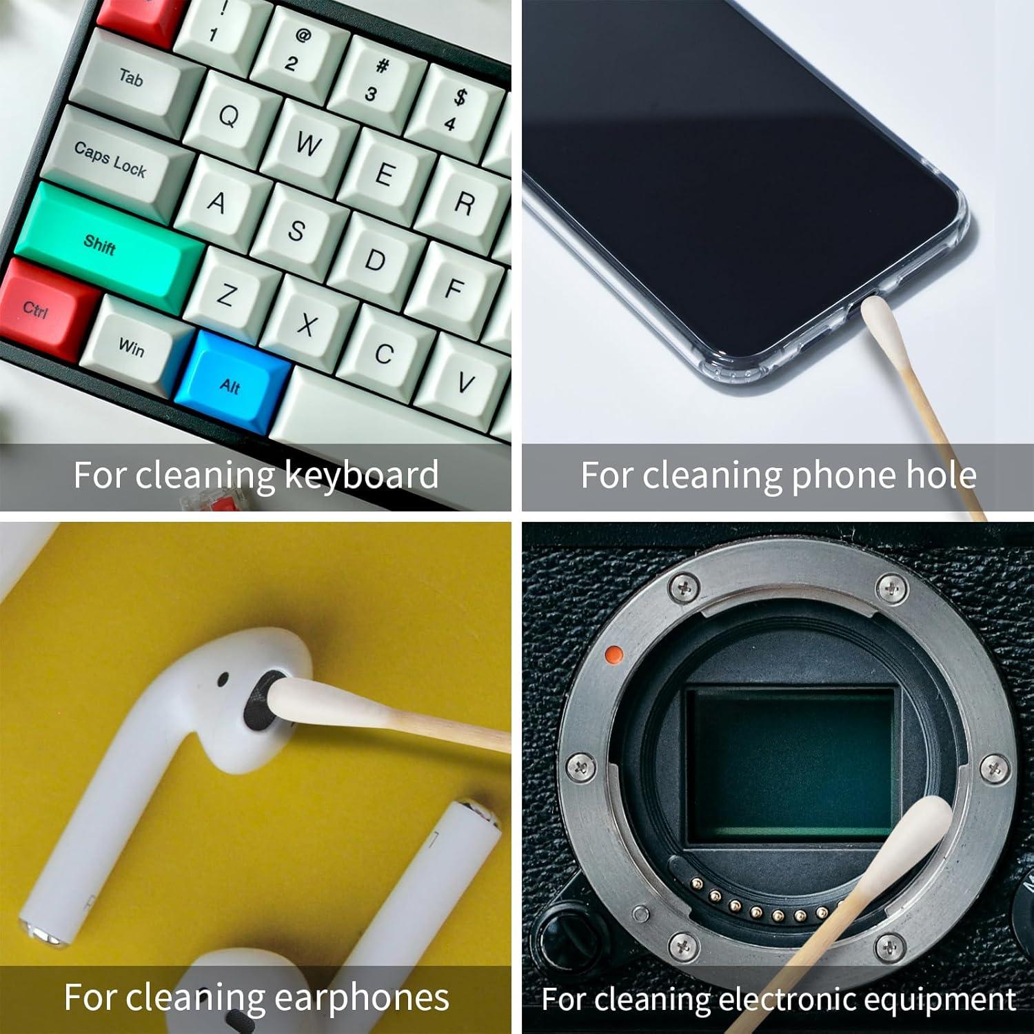 Bastones de Algodón Vaincre 300pcs 15cm Punta Precisa