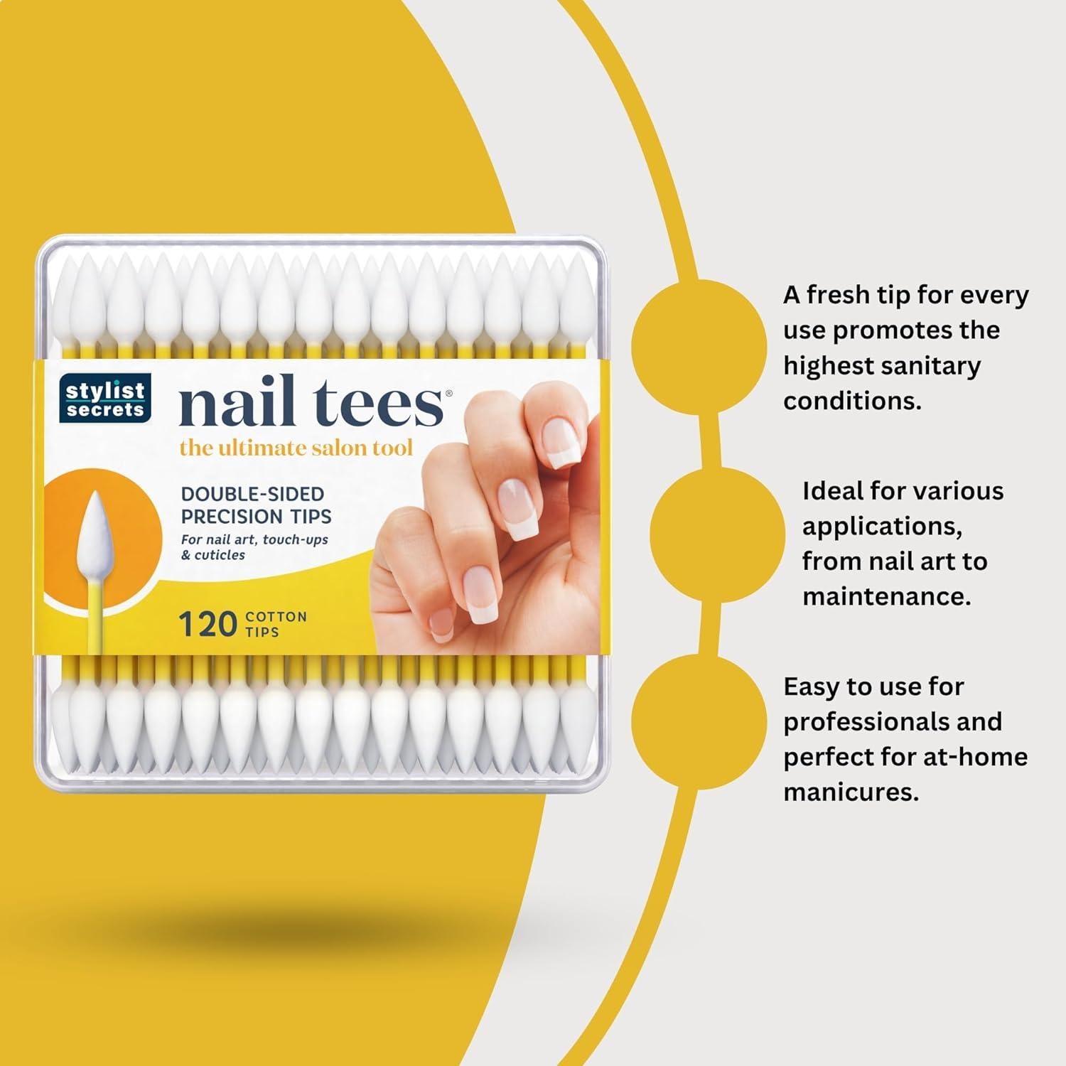 Puntas de Algodón Fran Wilson 120 Unidades - Aplicadores Doble Punta