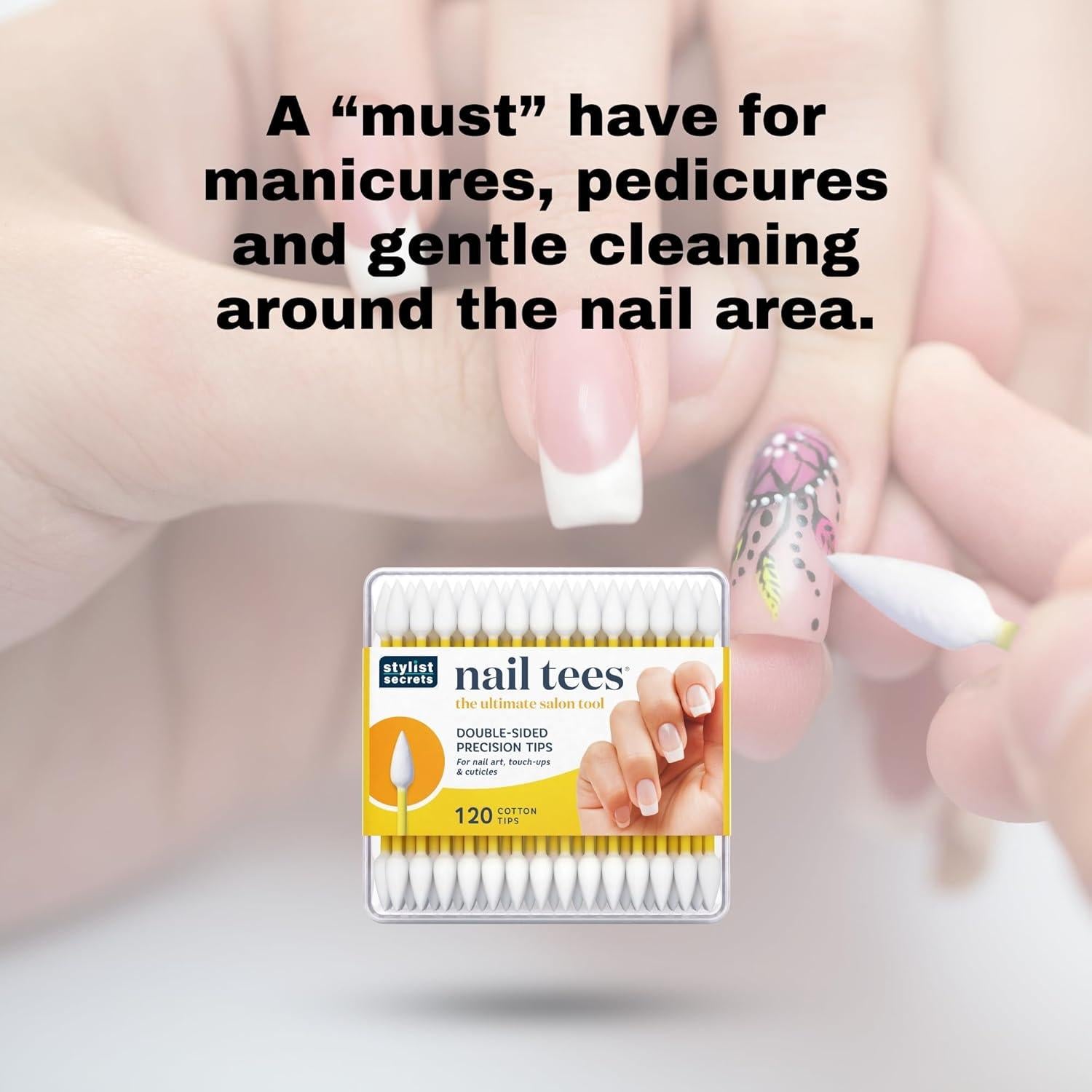 Puntas de Algodón Fran Wilson 120 Unidades - Aplicadores Doble Punta