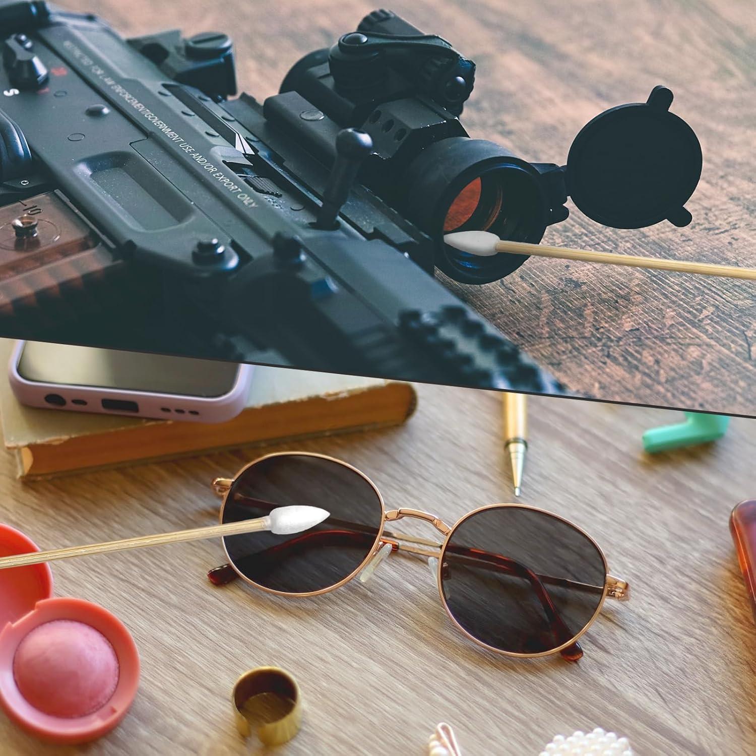 600 Bastones de Limpieza de Precisión Garrelett 15.24 cm Algodón