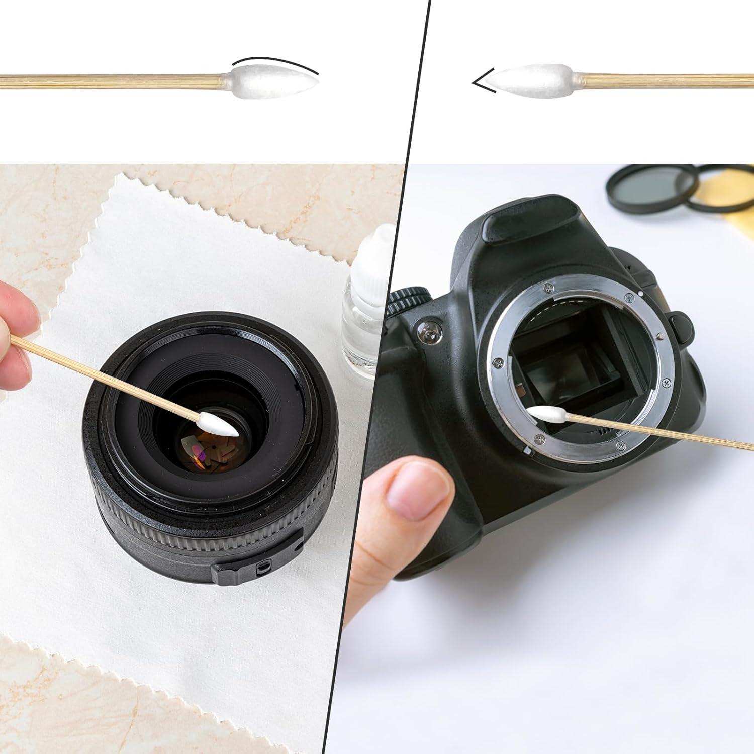 600 Bastones de Limpieza de Precisión Garrelett 15.24 cm Algodón