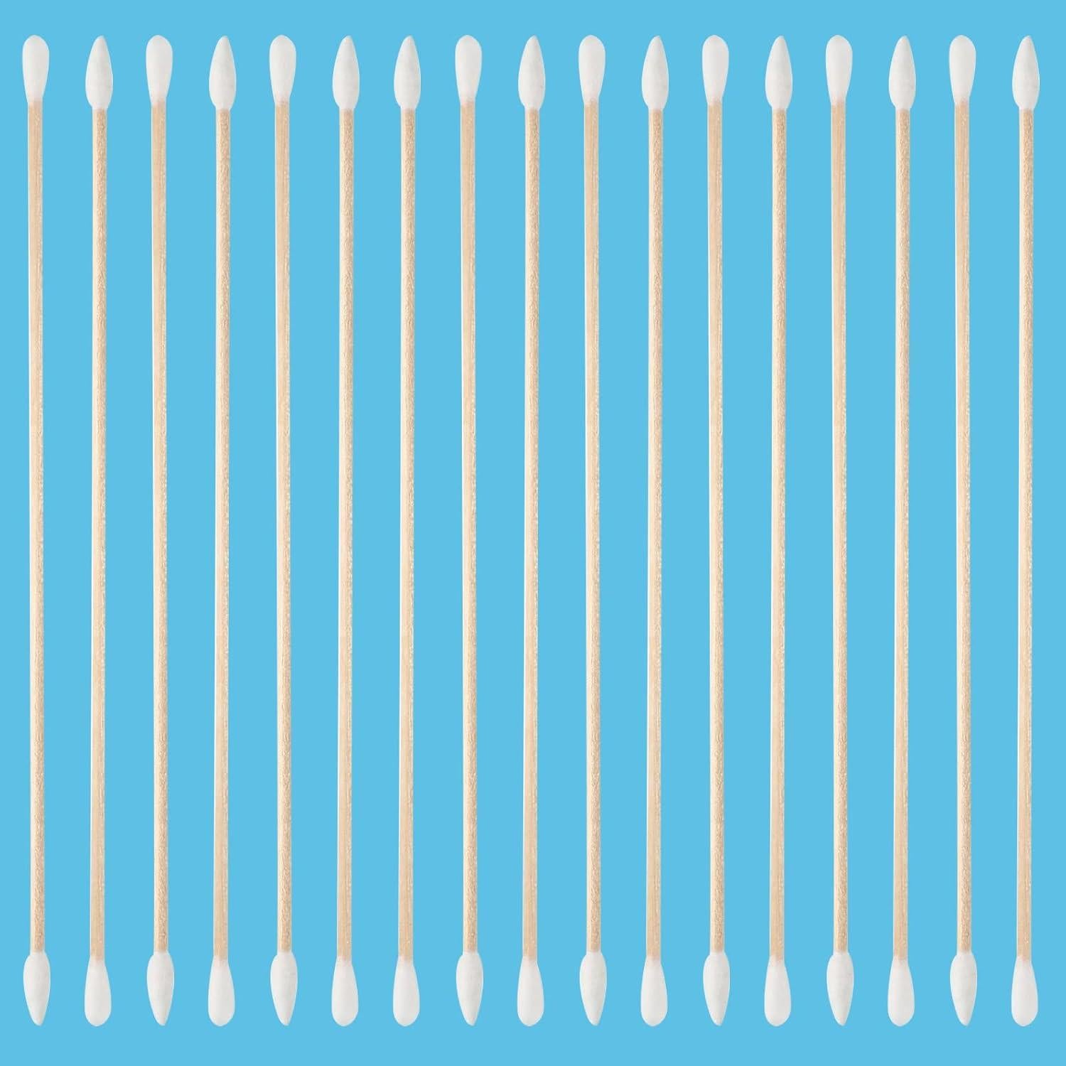 Bastones de Algodón Norme 15 cm - 500 Pcs con Mango de Madera