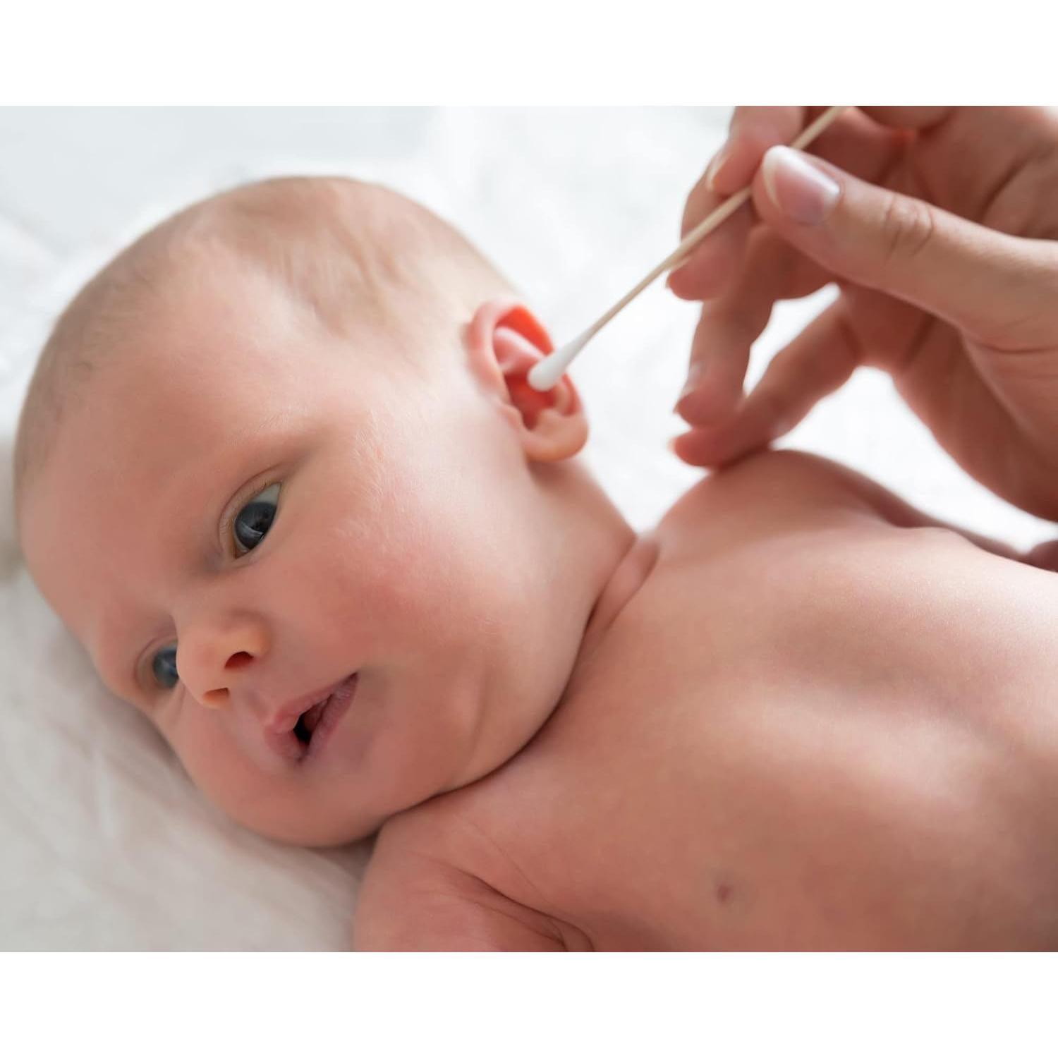 Bastones de Algodón Norme 15 cm - 500 Pcs con Mango de Madera