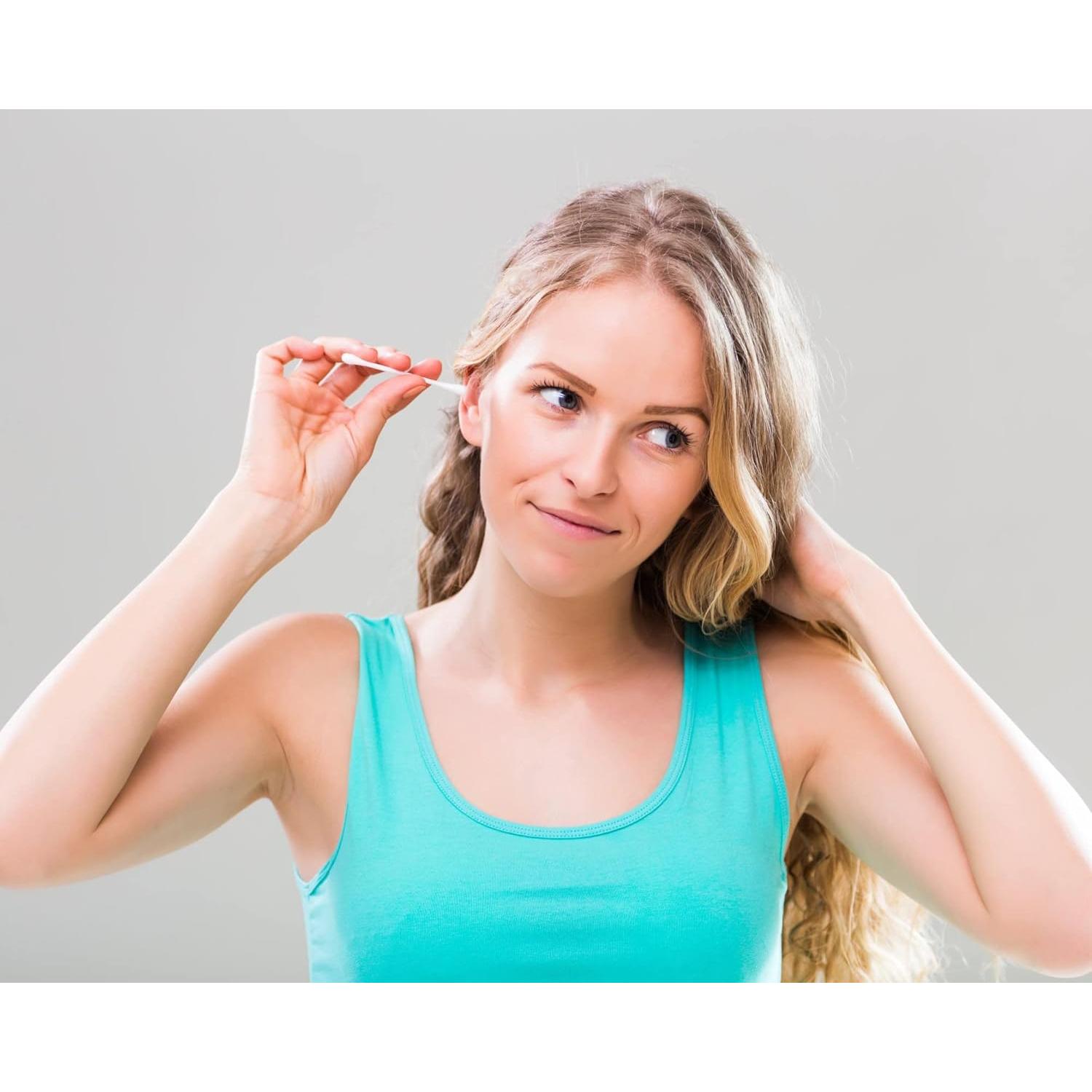 Bastones de Algodón Norme 15 cm - 500 Pcs con Mango de Madera