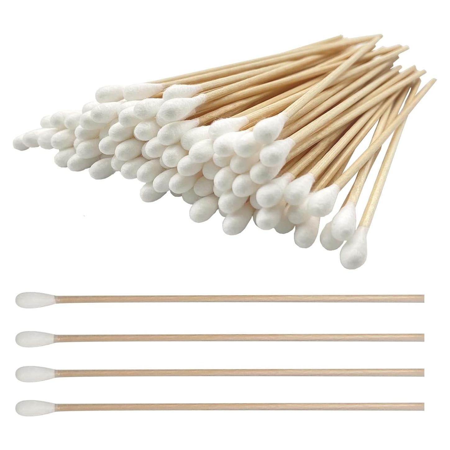 Hisopos de Algodón SUIZWMOU 15 cm - 500 Piezas para Limpieza