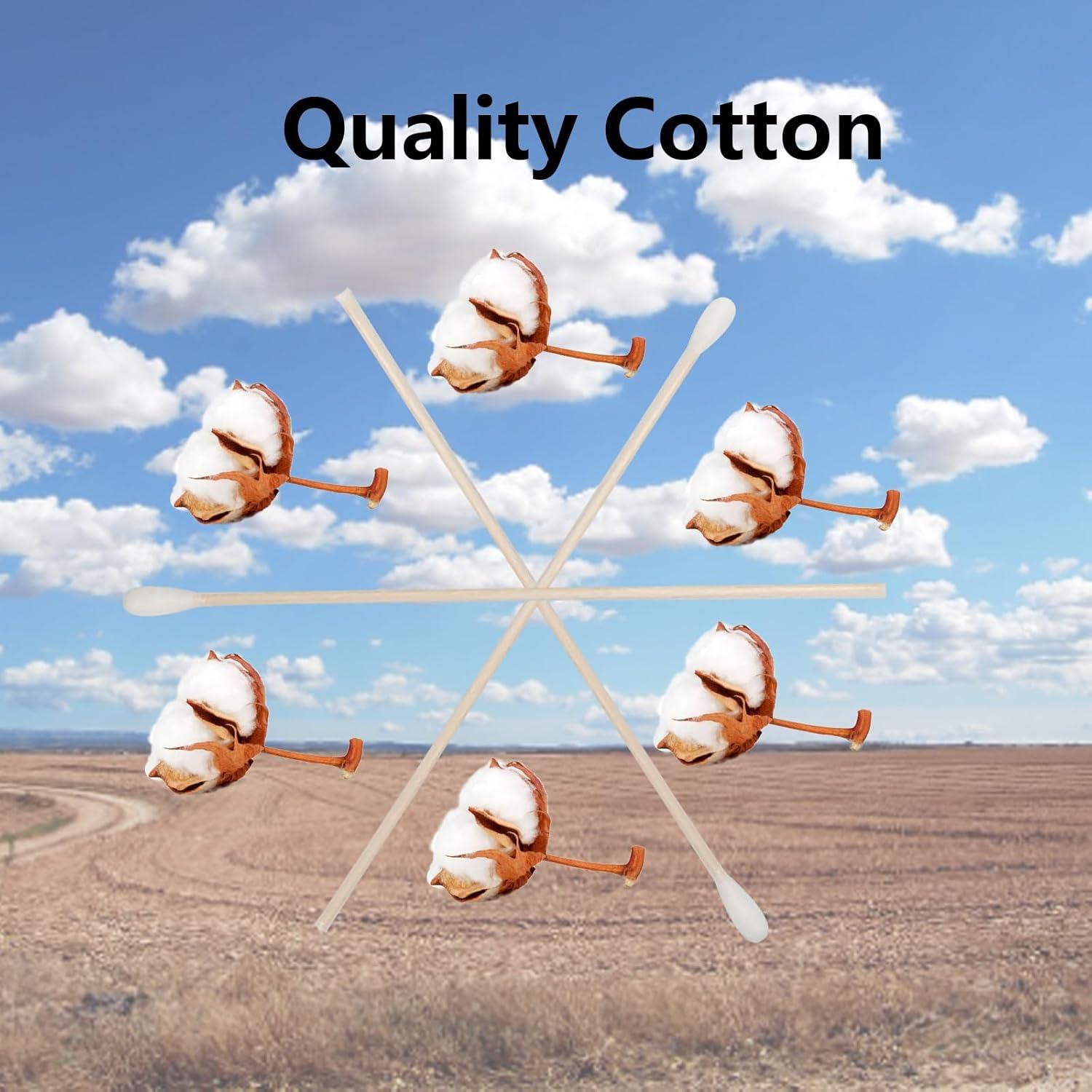 Hisopos de Algodón SUIZWMOU 15 cm - 500 Piezas para Limpieza