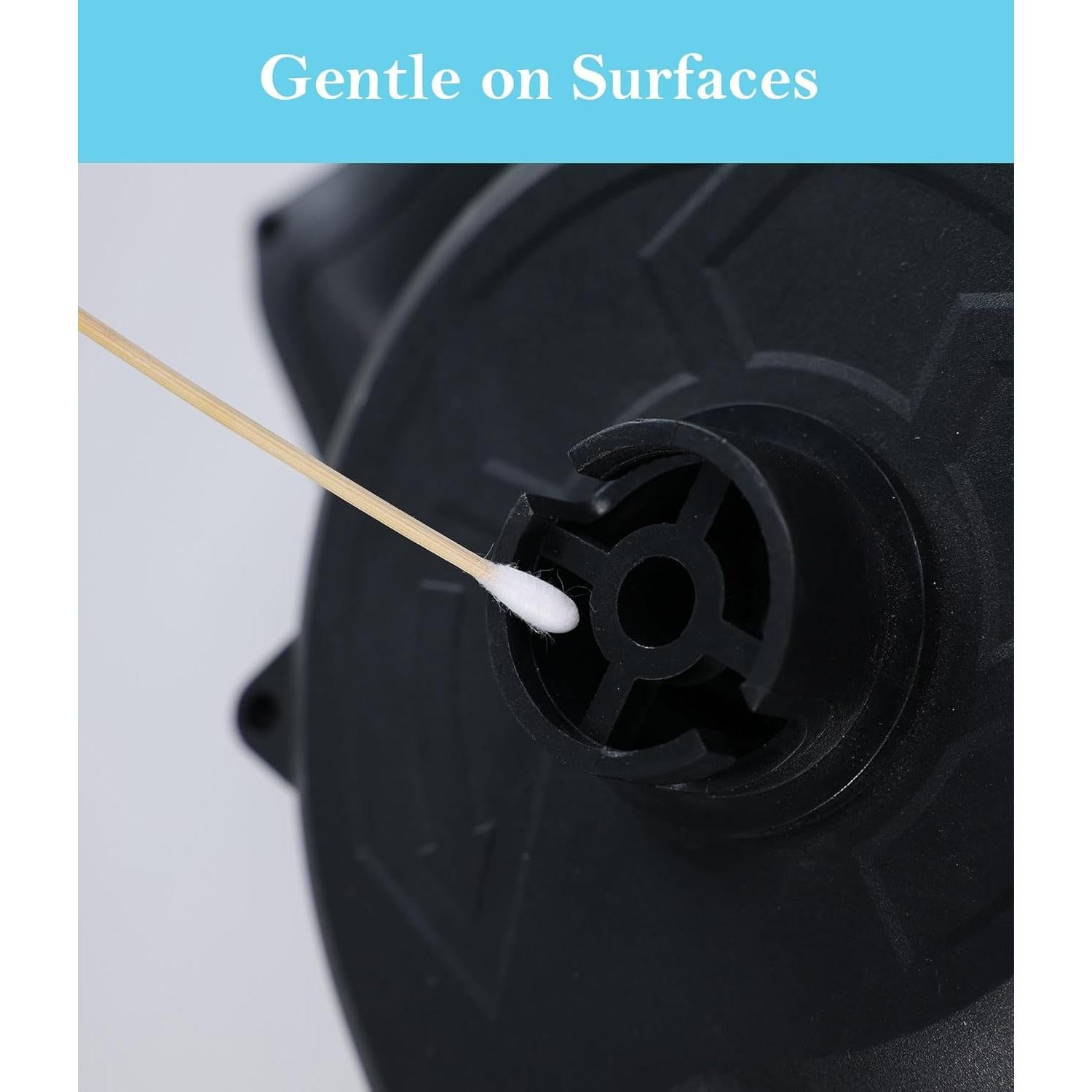 200 Bastones de Algodón Estériles de Madera 15 CM - Cuidado Personal