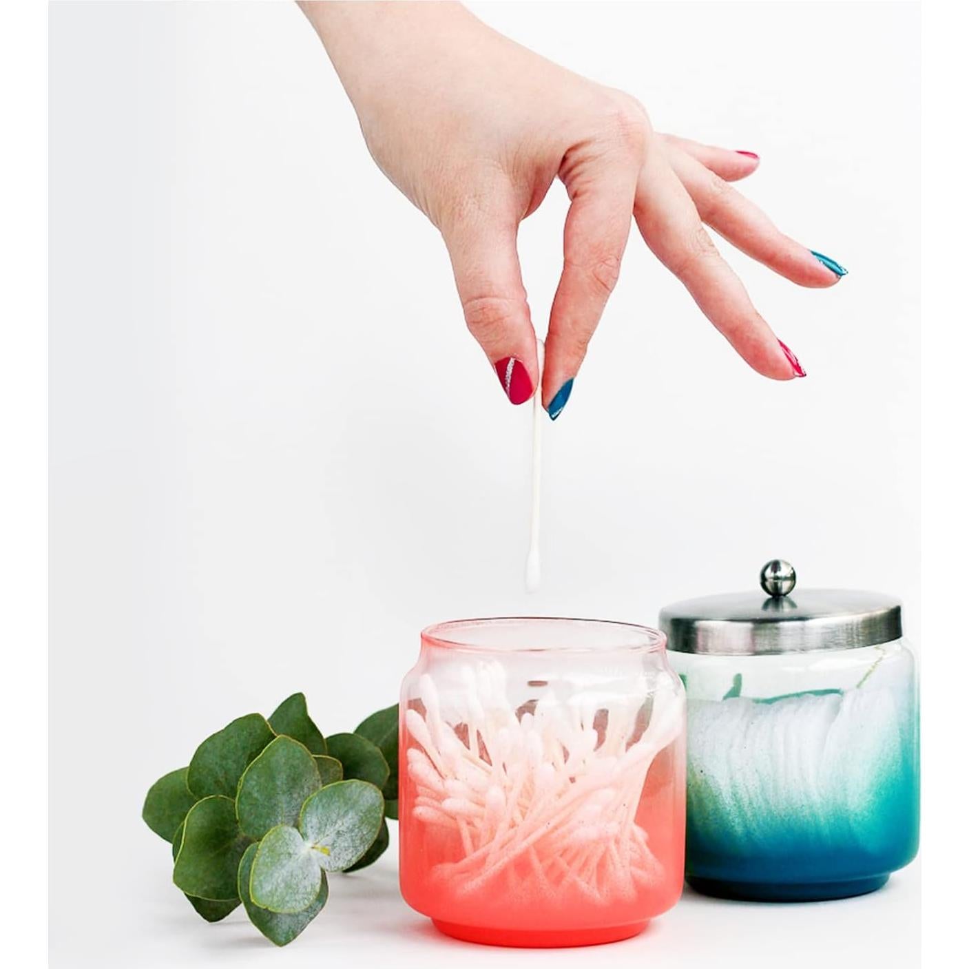 Q-Tips Bastones de Algodón 375 Unidades + Viaje 30 Unidades