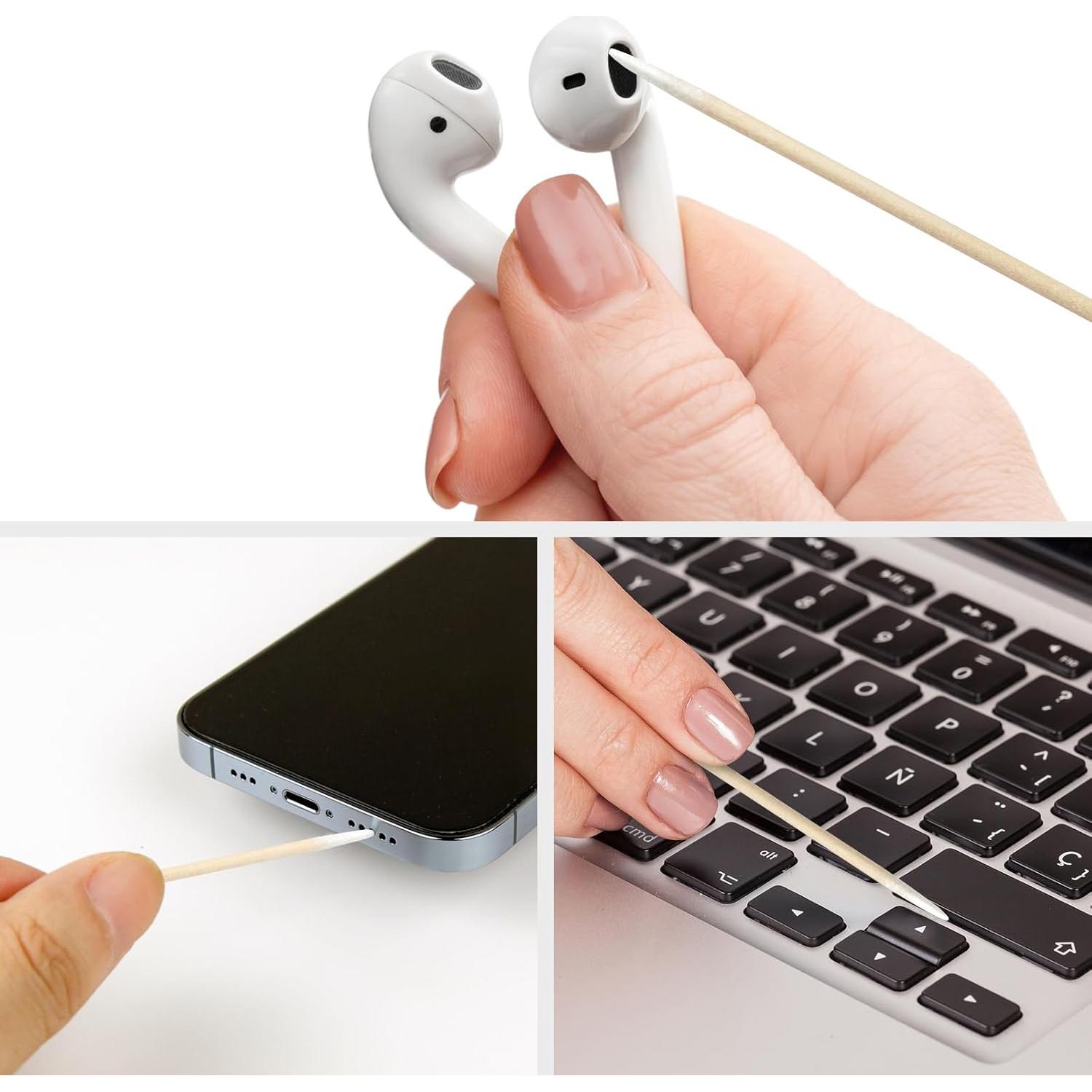 Bastones de Algodón Puntiagudos Eyxformula 600 Pcs 10.16 cm