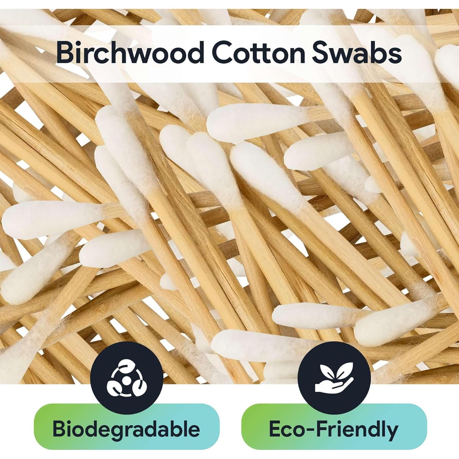 Bastones de Algodón Biodegradables FifthPulse 50 Unidades 20.32 cm