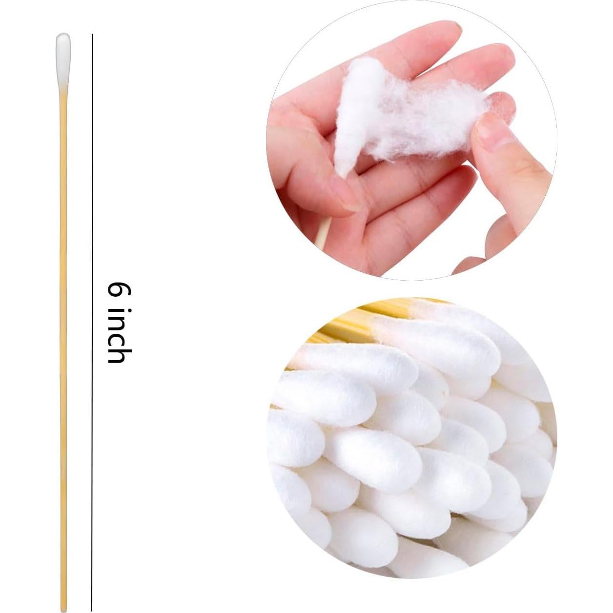 Bastones de Algodón 400 Pcs 15 cm KIUSOWAYD para Mascotas