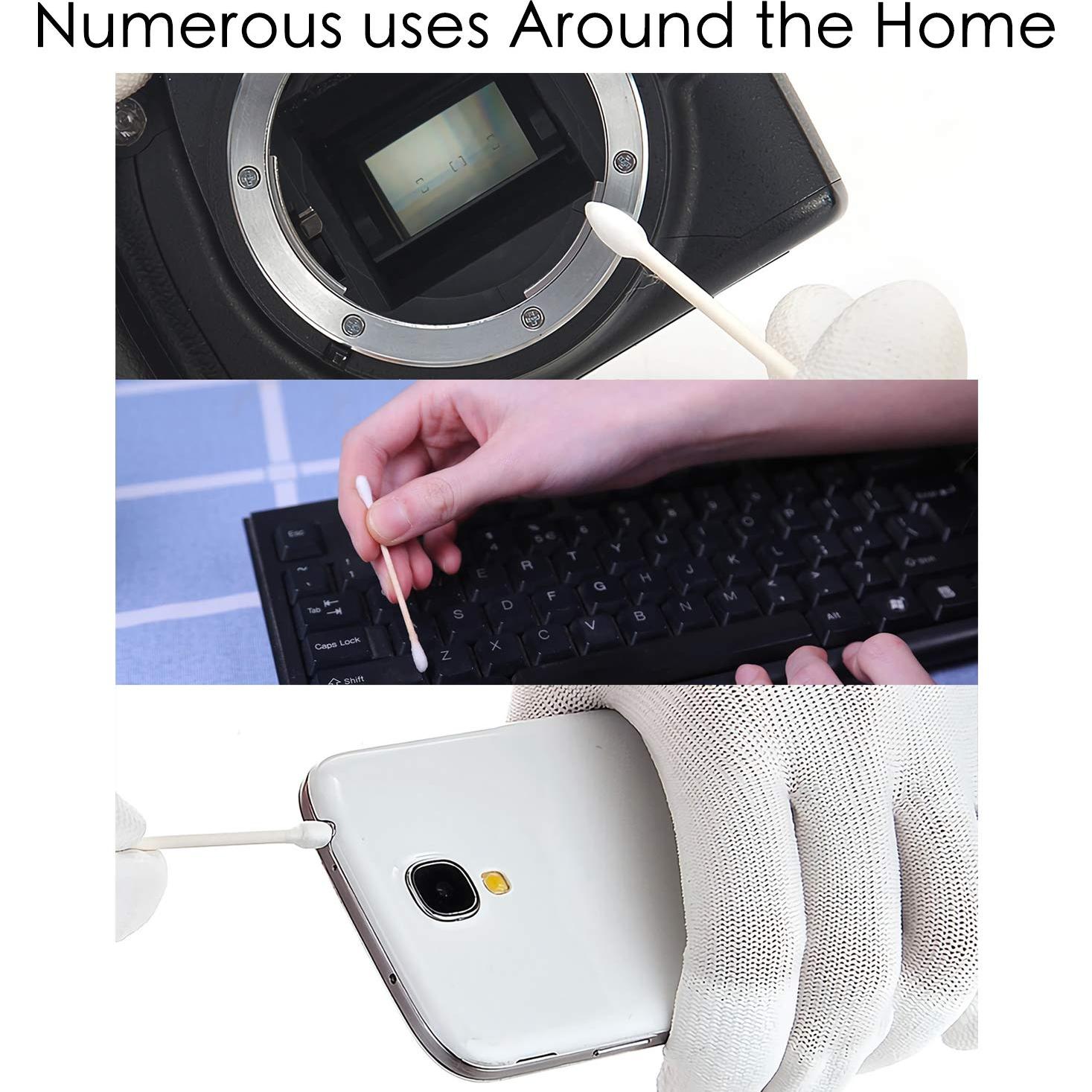 800 Hisopos de Algodón Doble Punta ZMBeauty - 7.8 cm